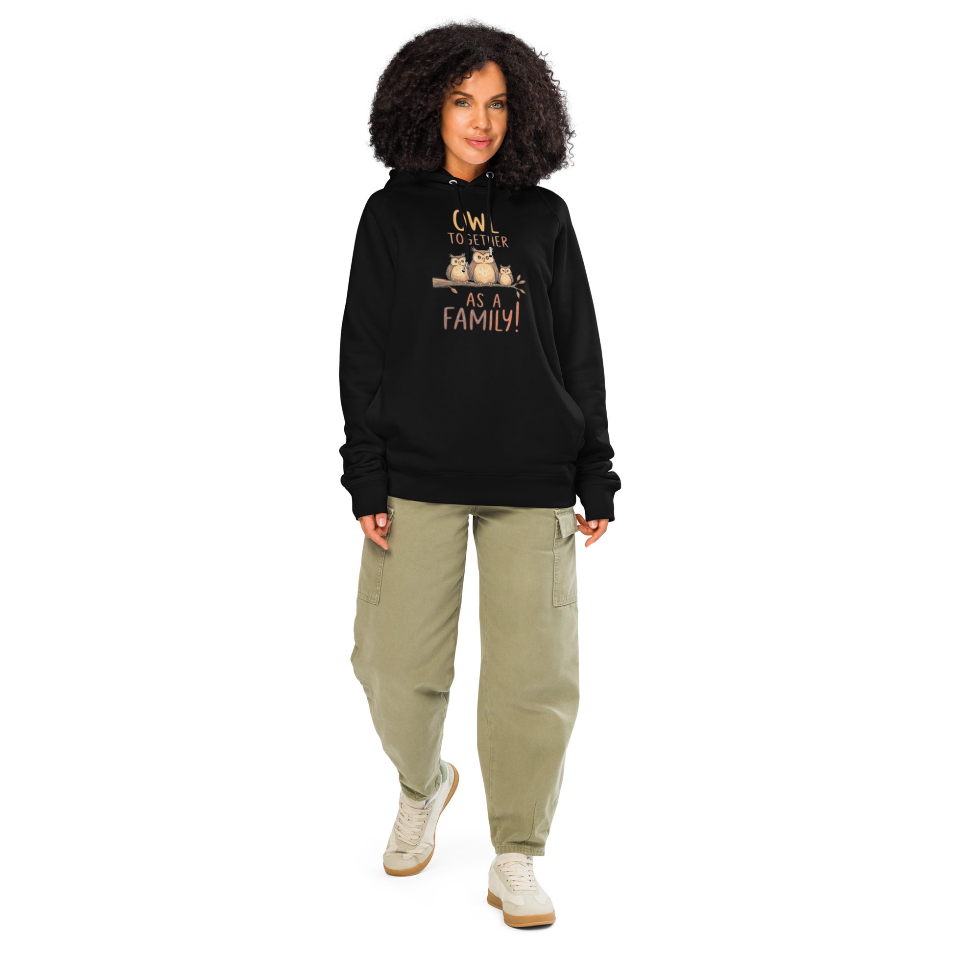 OwlNest Unisex Organic Side Pocket Hoodie – Smart Storage, Soft Sustainability 2XL Dudeily