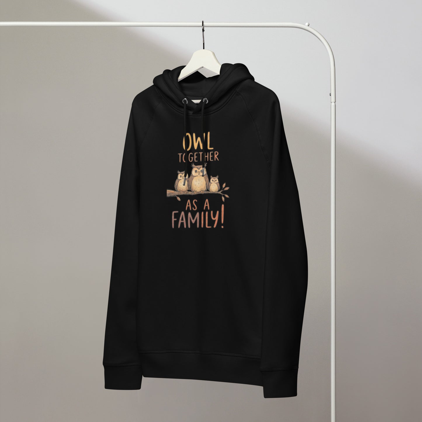 OwlNest Unisex Organic Side Pocket Hoodie – Smart Storage, Soft Sustainability Dudeily