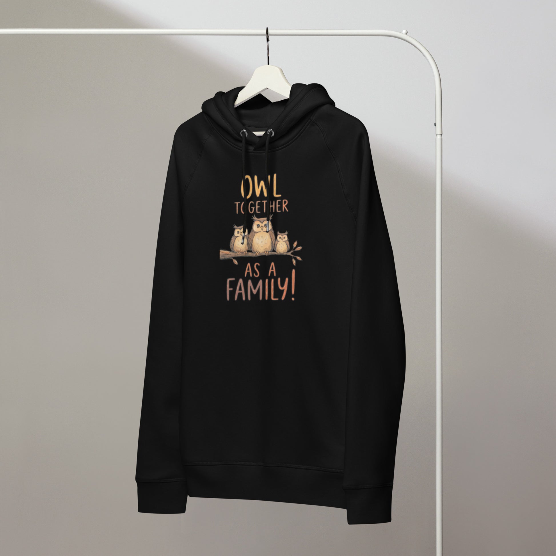 OwlNest Unisex Organic Side Pocket Hoodie – Smart Storage, Soft Sustainability Dudeily