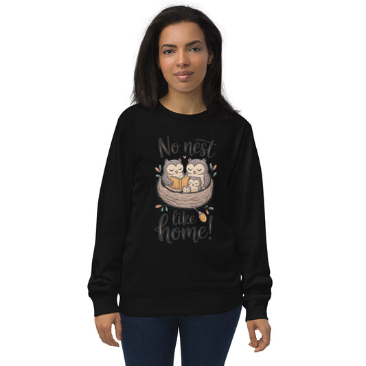Unisex organic sweatshirt Black Dudeily