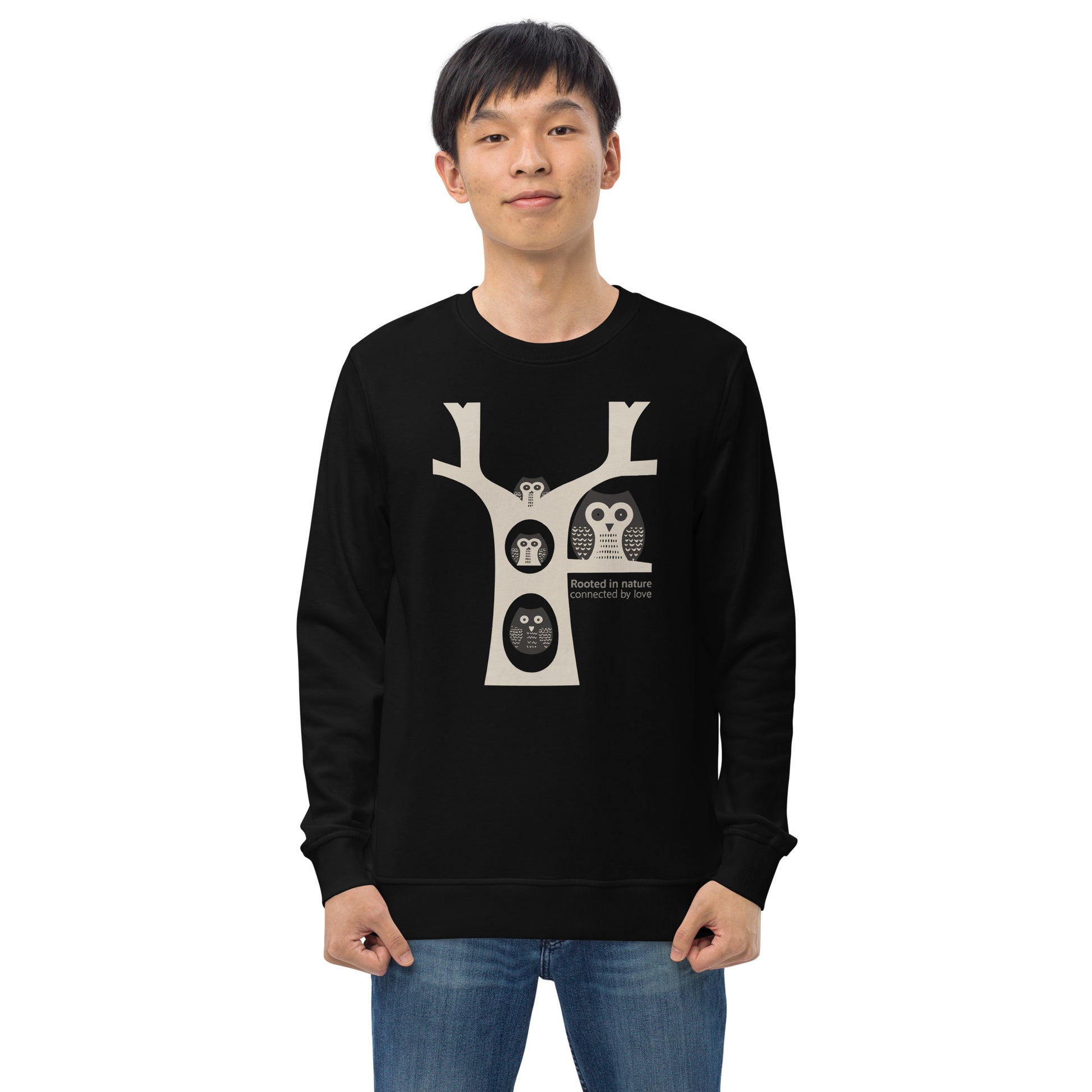 Unisex Organic Sweatshirt by OwlSpirit – Celebrate Family Day with Sustainable Fashion Dudeily