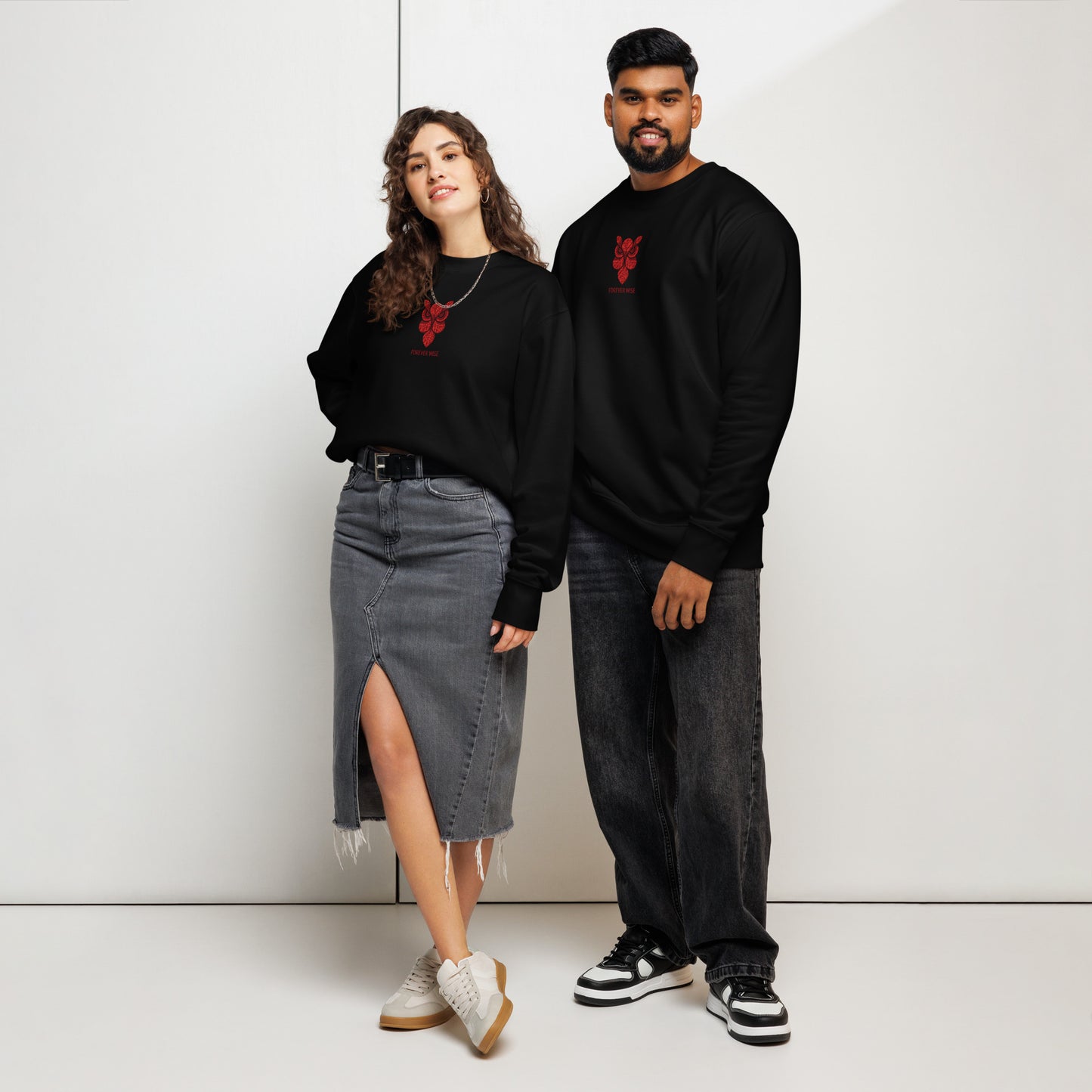 Owl Unisex Organic Sweatshirt: 'Forever Wise' in Fall | Sustainable Fashion USA Dudeily