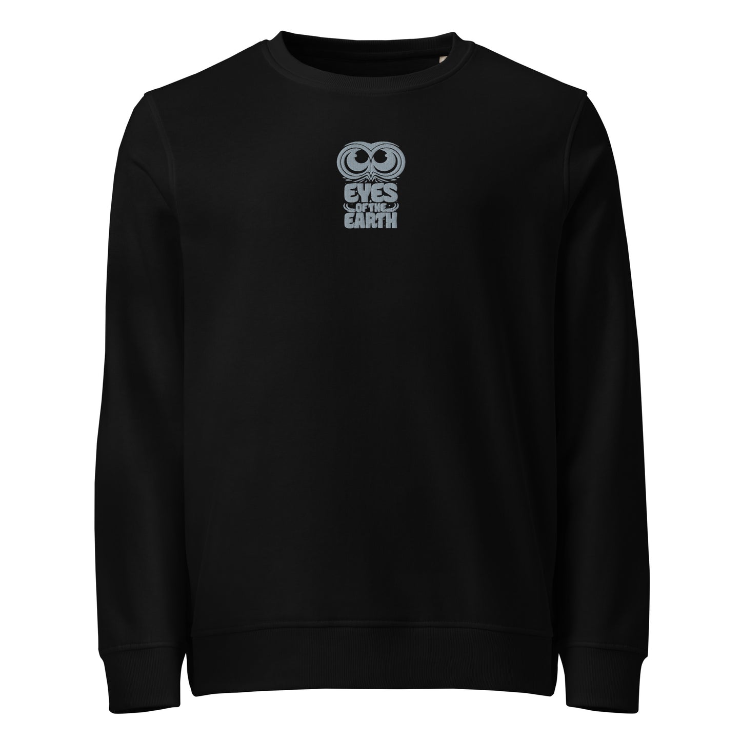 Owl Unisex Organic Sweatshirt: 'Eyes of the Earth' in Fall | Sustainable Fashion USA Dudeily
