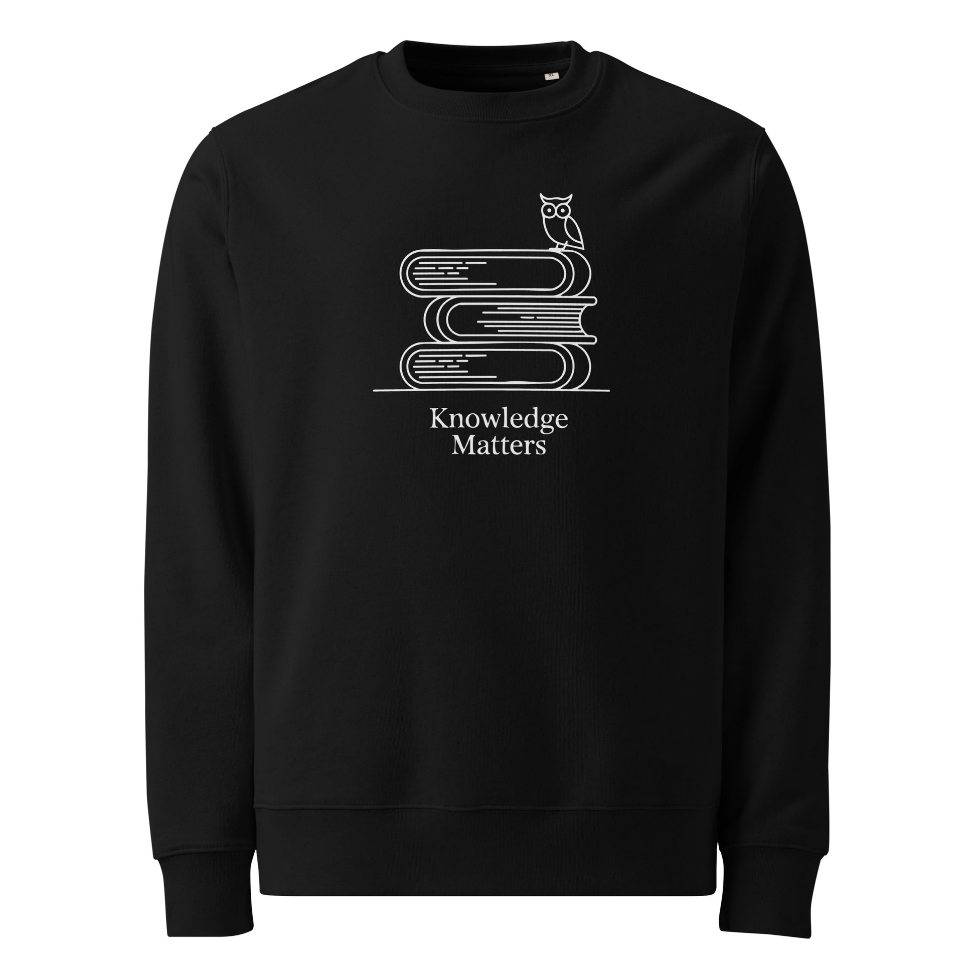 Unisex organic sweatshirt Black Dudeily