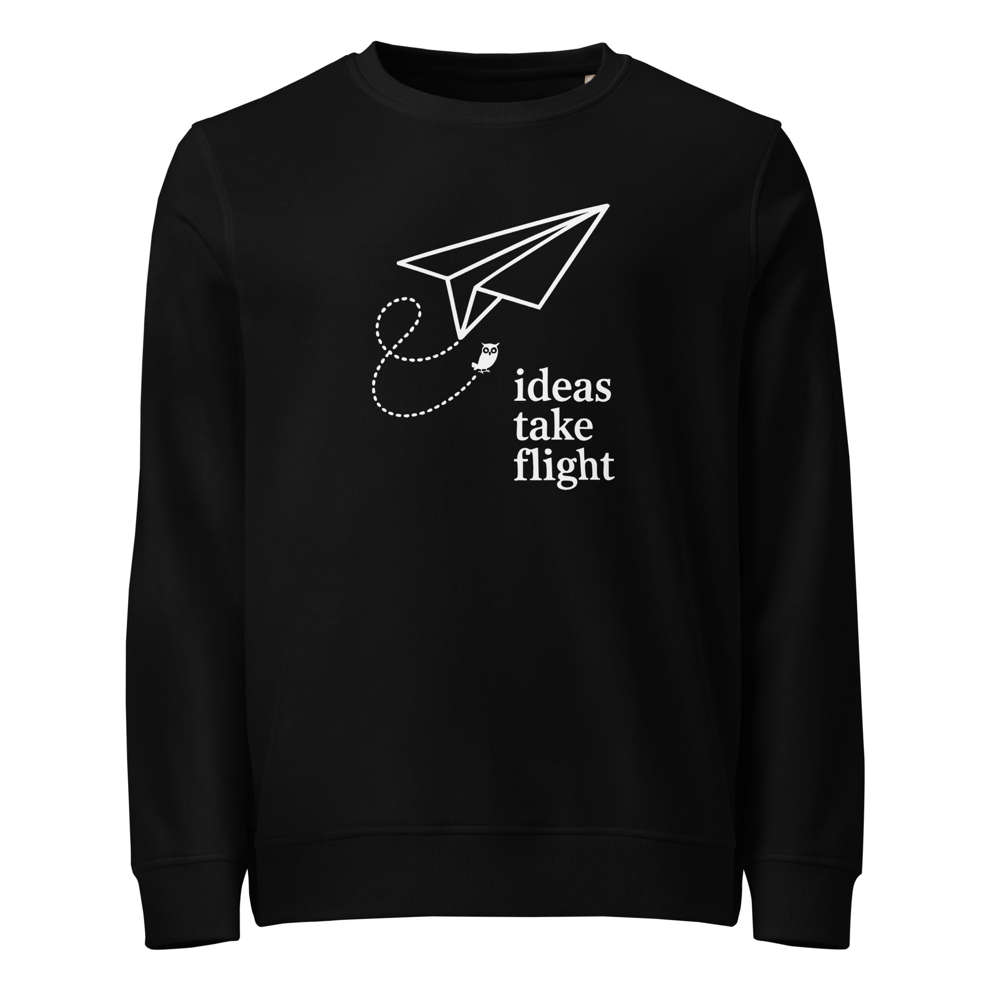 Unisex organic sweatshirt Black Dudeily