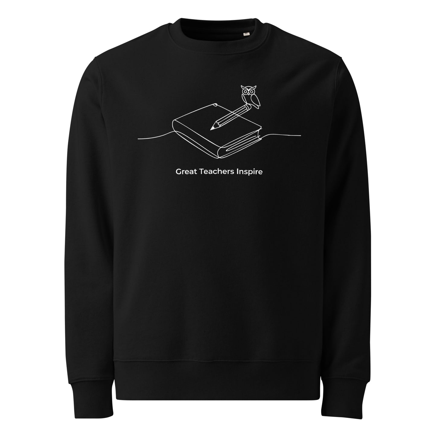 Unisex organic sweatshirt Black Dudeily