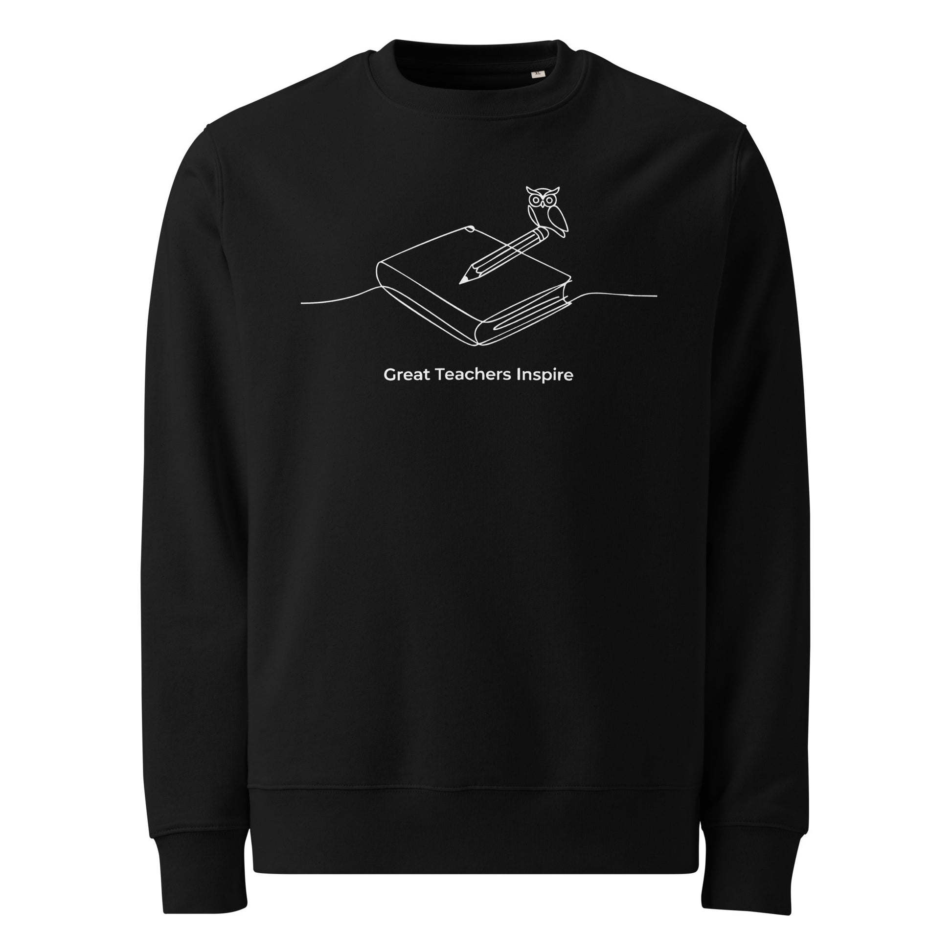 Unisex organic sweatshirt Black Dudeily