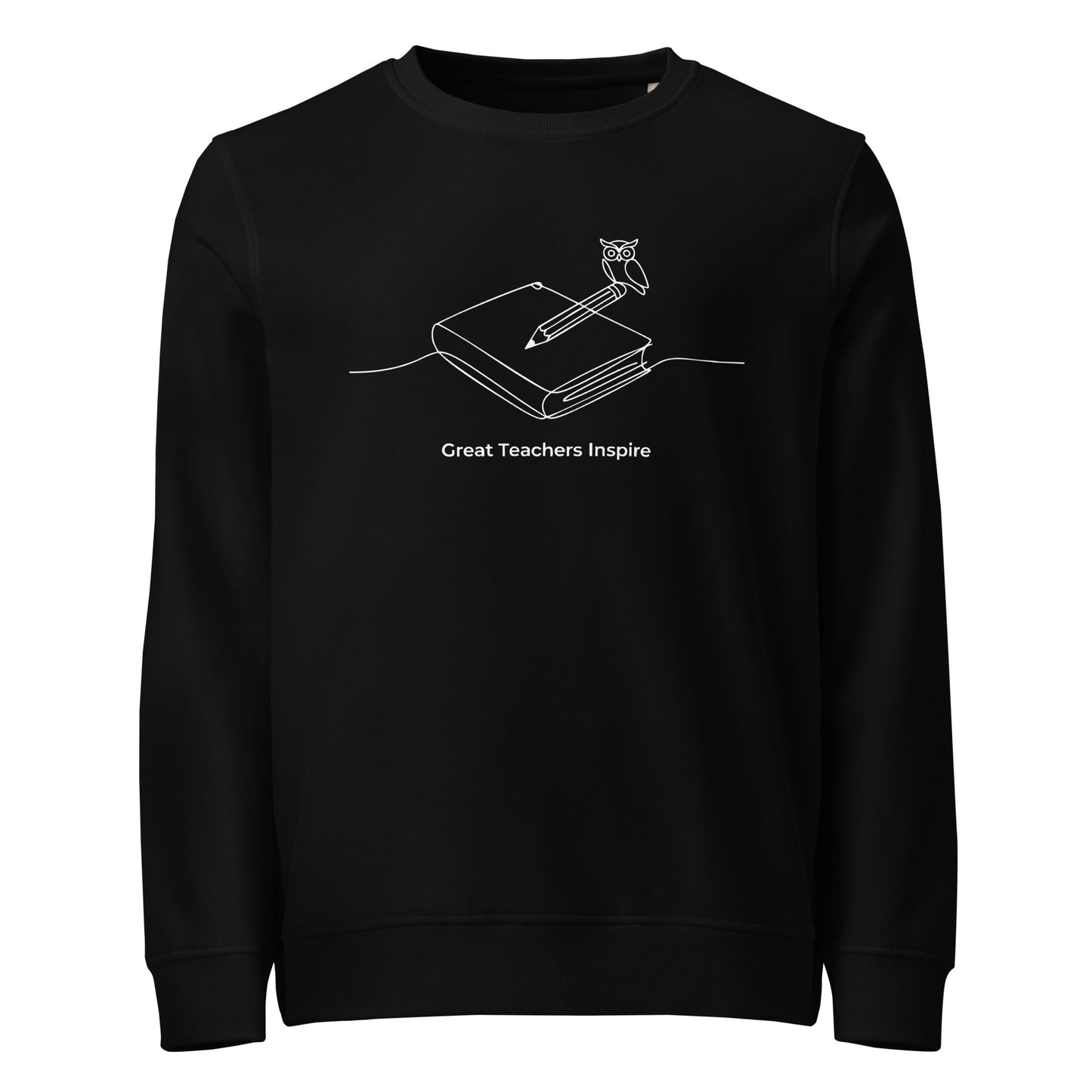Unisex organic sweatshirt Black Dudeily