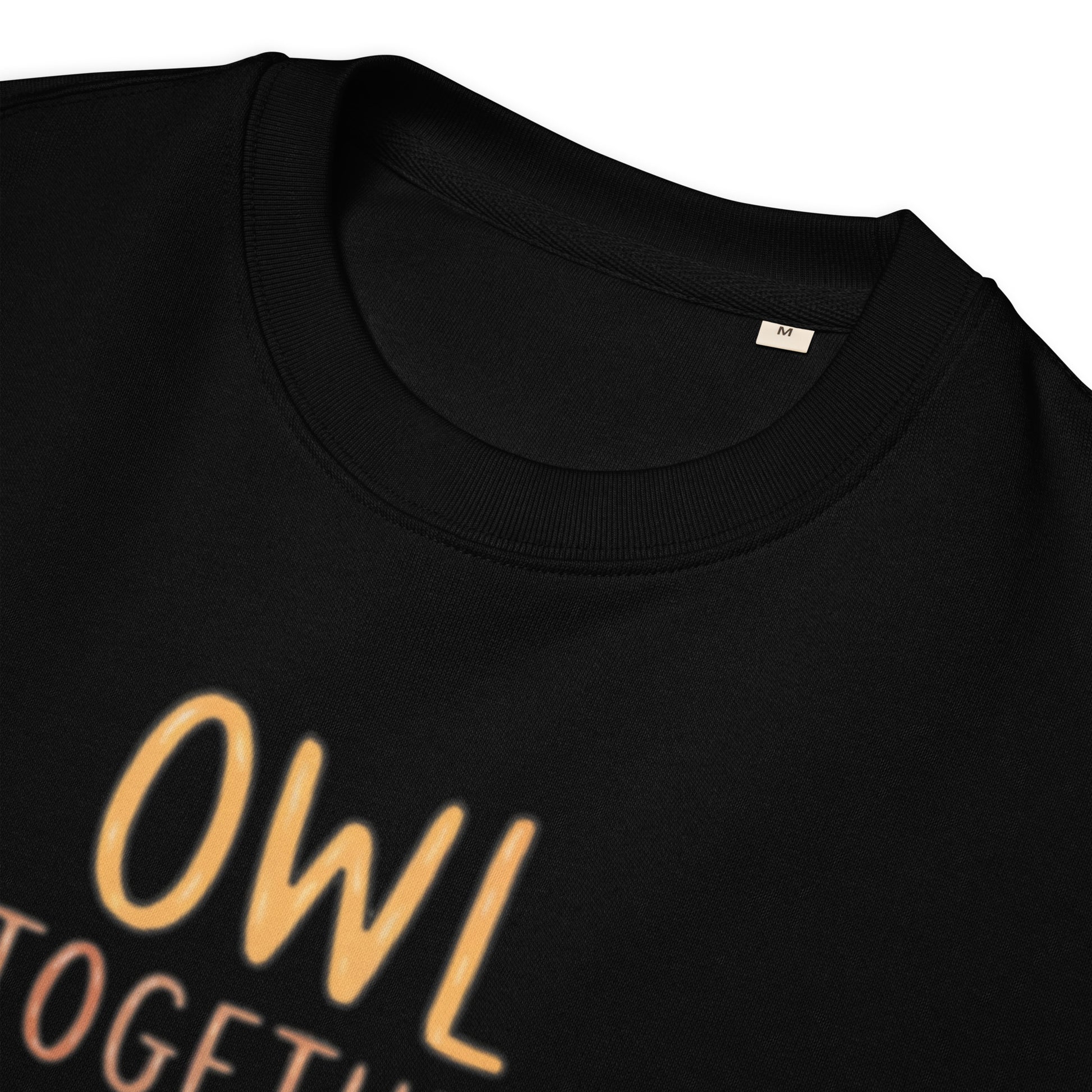 OwlNest Unisex Organic Sweatshirt – Cozy Up with Sustainable Comfort Dudeily