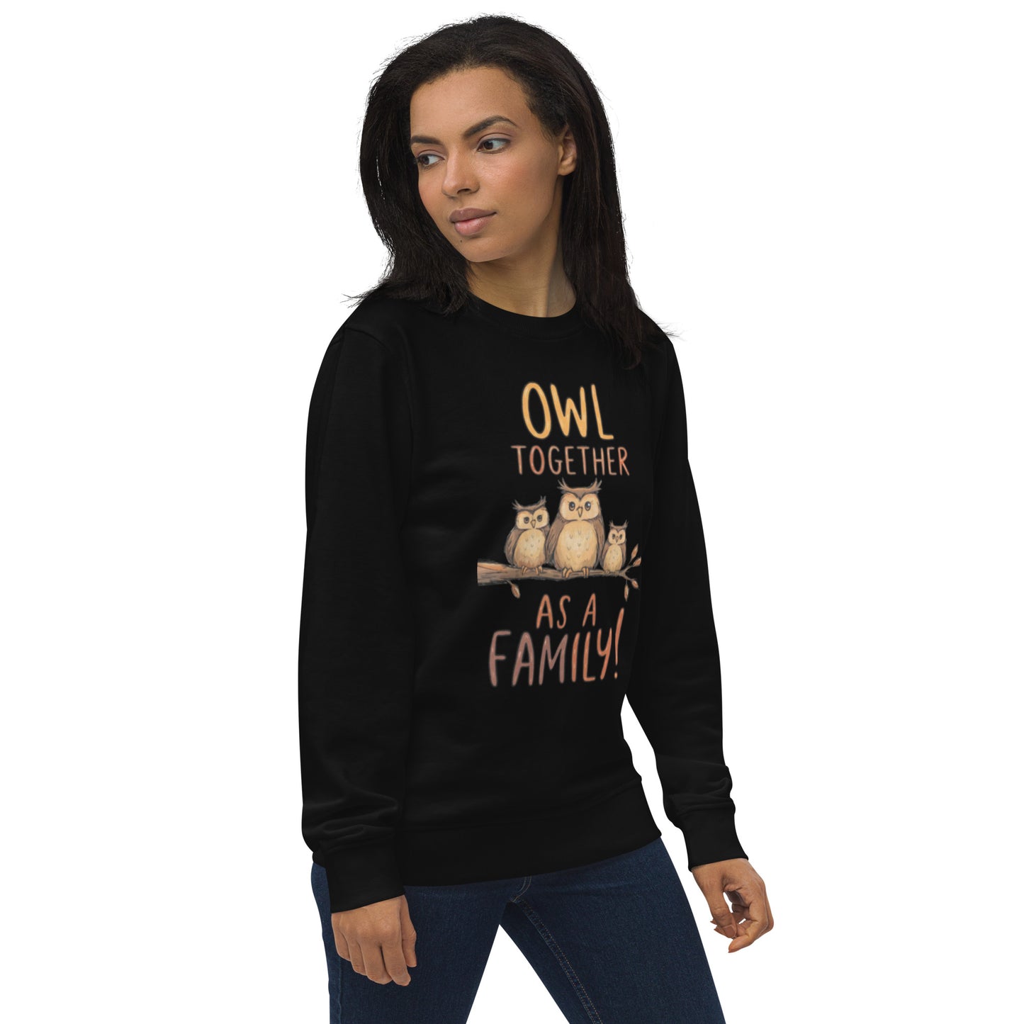 OwlNest Unisex Organic Sweatshirt – Timeless Comfort, Thoughtfully Made Dudeily
