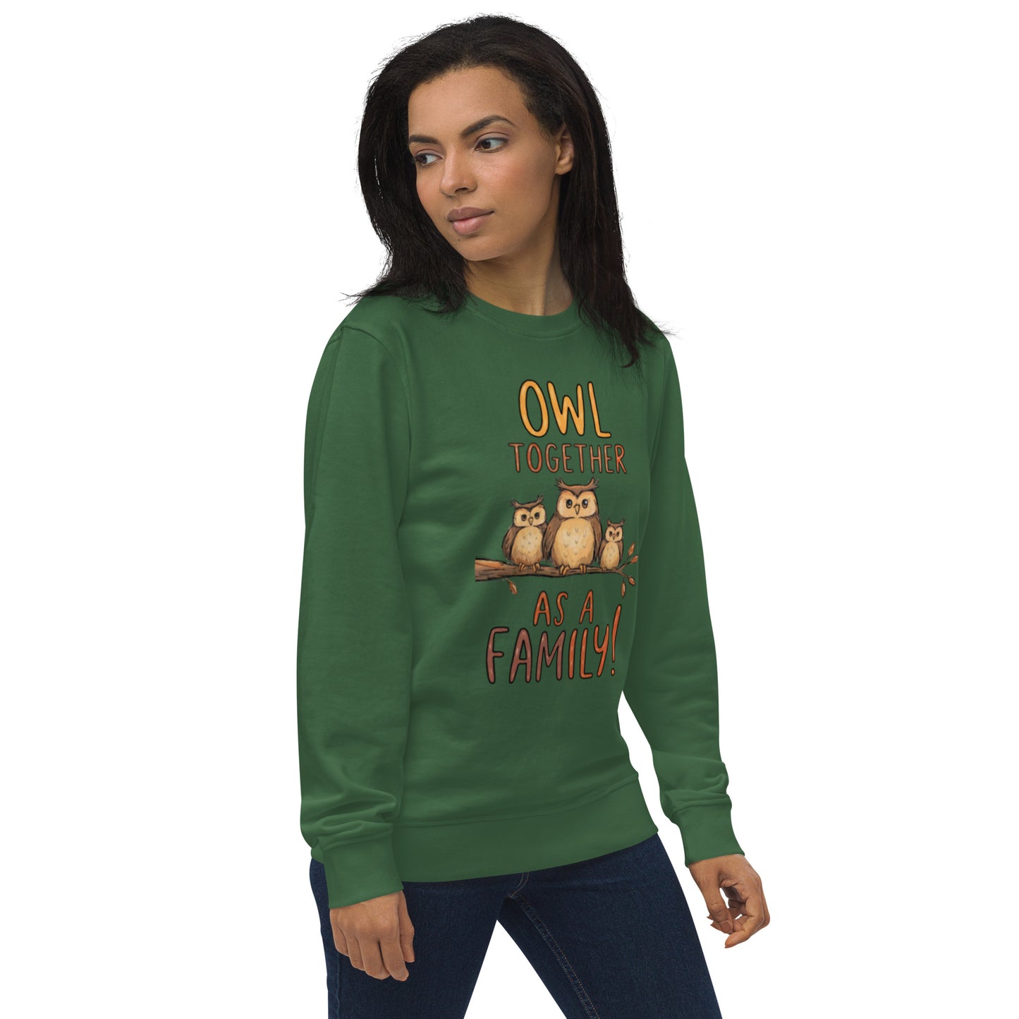 OwlNest Unisex Organic Sweatshirt – Timeless Comfort, Thoughtfully Made Dudeily
