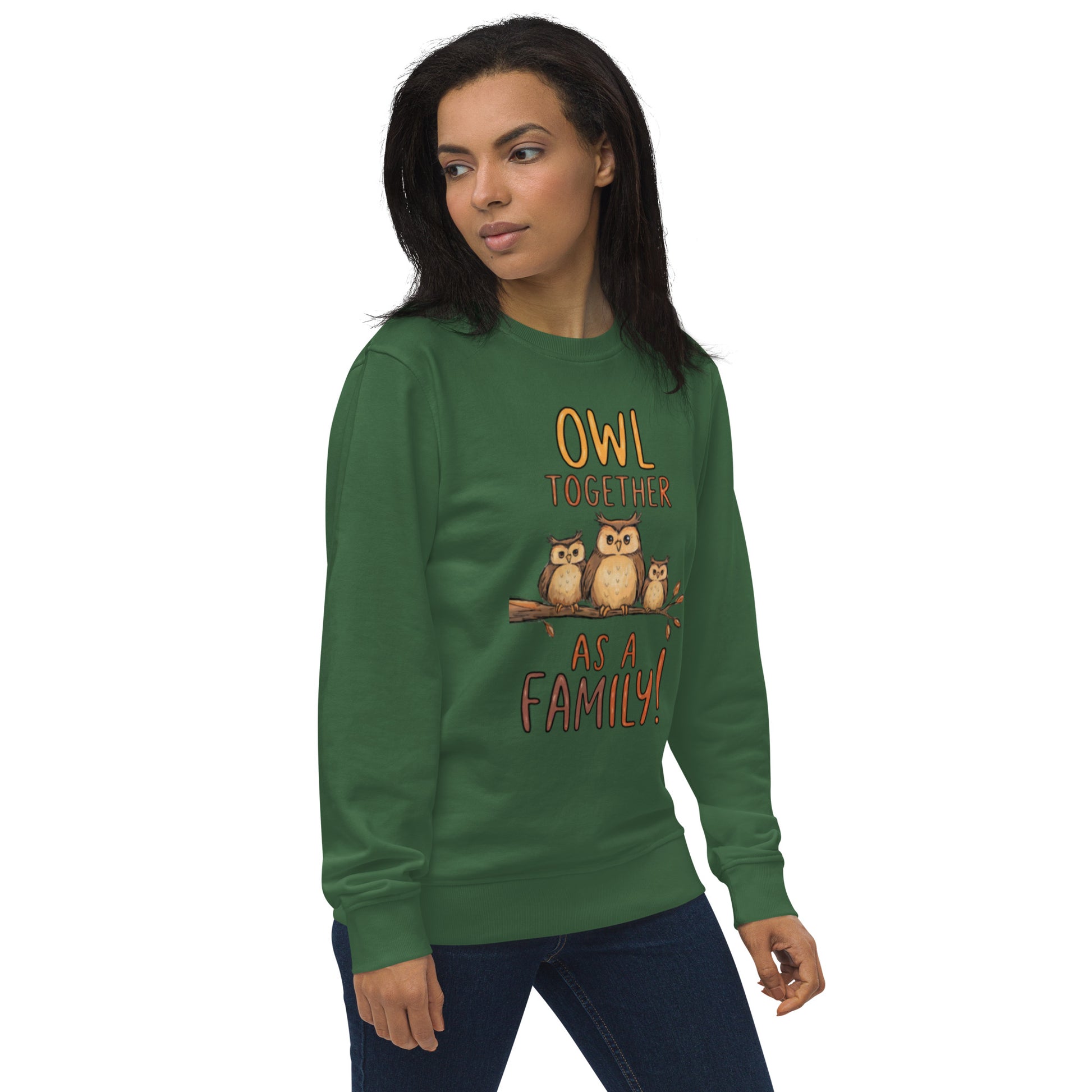 OwlNest Unisex Organic Sweatshirt – Timeless Comfort, Thoughtfully Made Dudeily