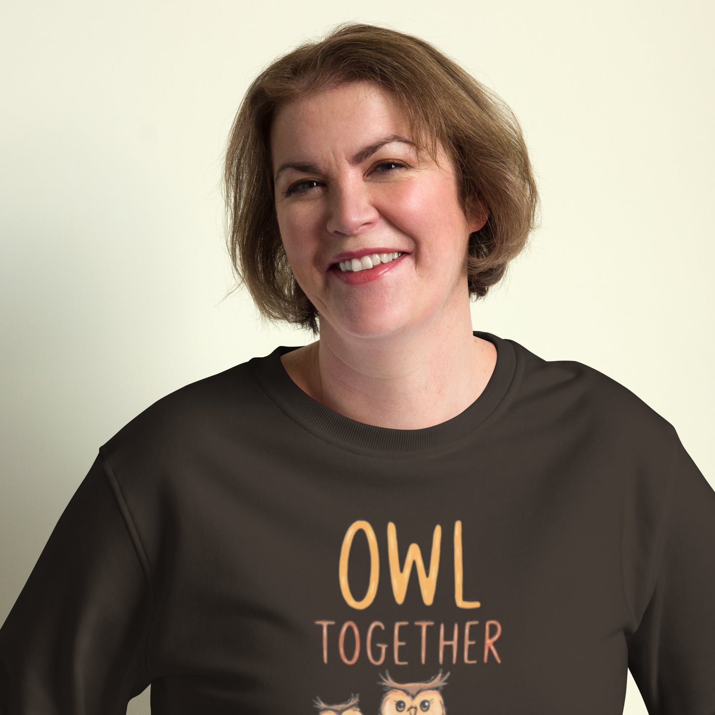 OwlNest Unisex Organic Sweatshirt – Timeless Comfort, Thoughtfully Made Dudeily