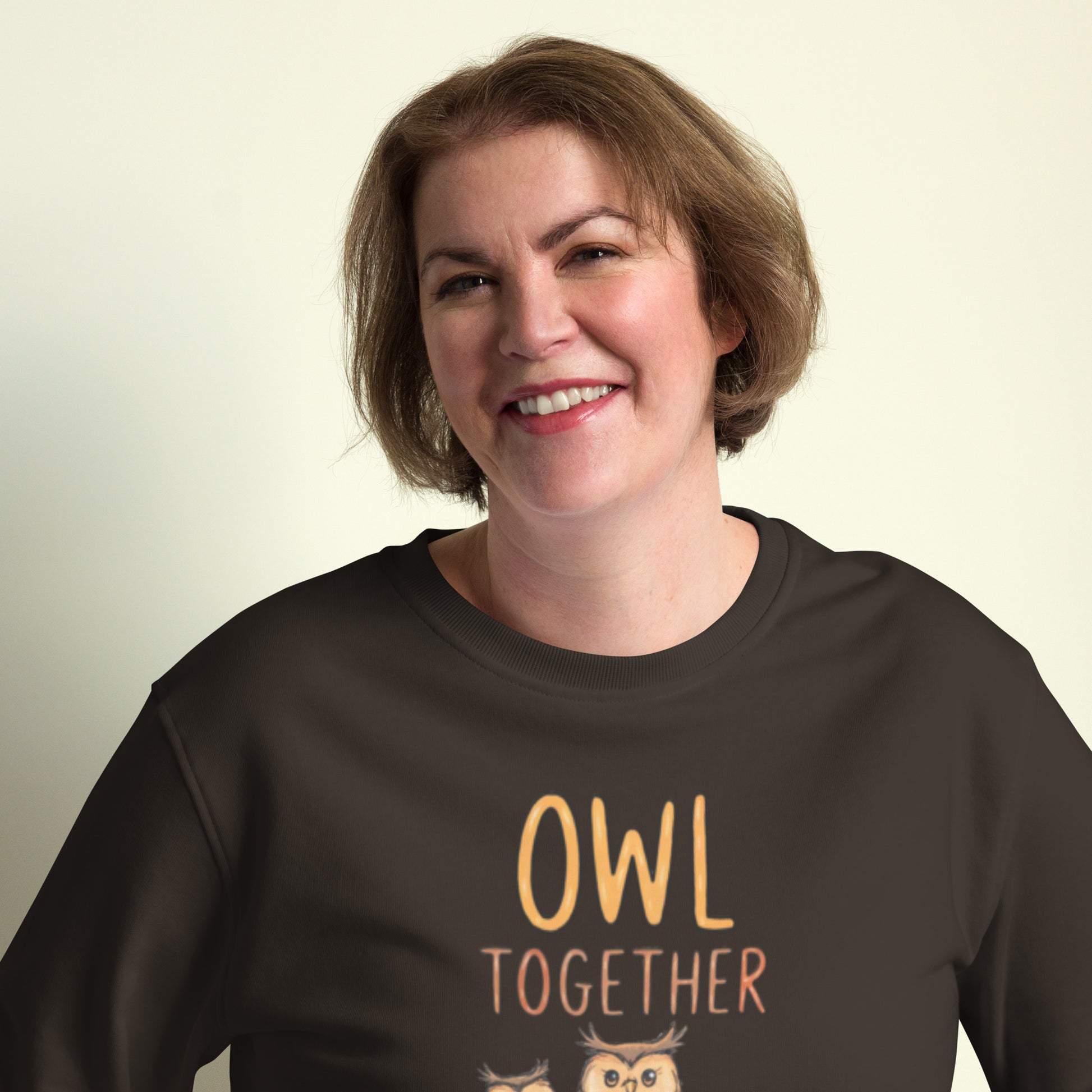 OwlNest Unisex Organic Sweatshirt – Timeless Comfort, Thoughtfully Made Dudeily