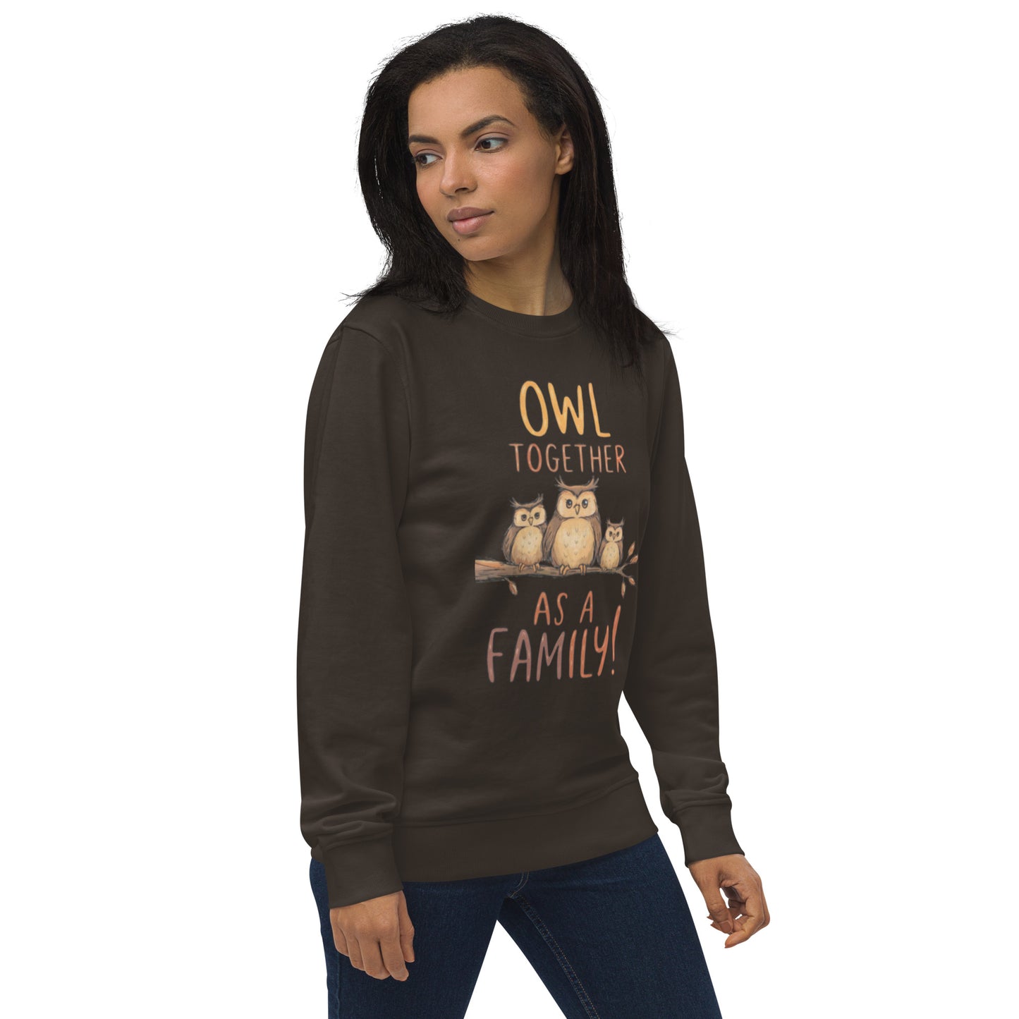 OwlNest Unisex Organic Sweatshirt – Timeless Comfort, Thoughtfully Made Dudeily