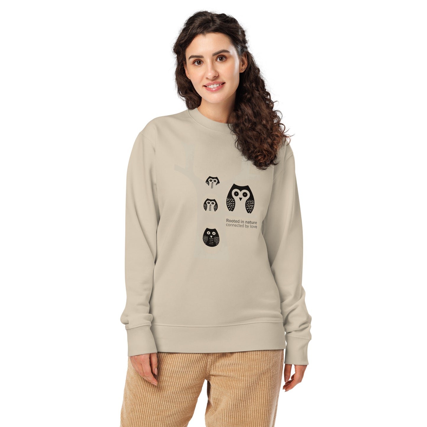 Unisex Organic Sweatshirt | Celebrate Family Day with Sustainable Fashion Desert Dust Dudeily