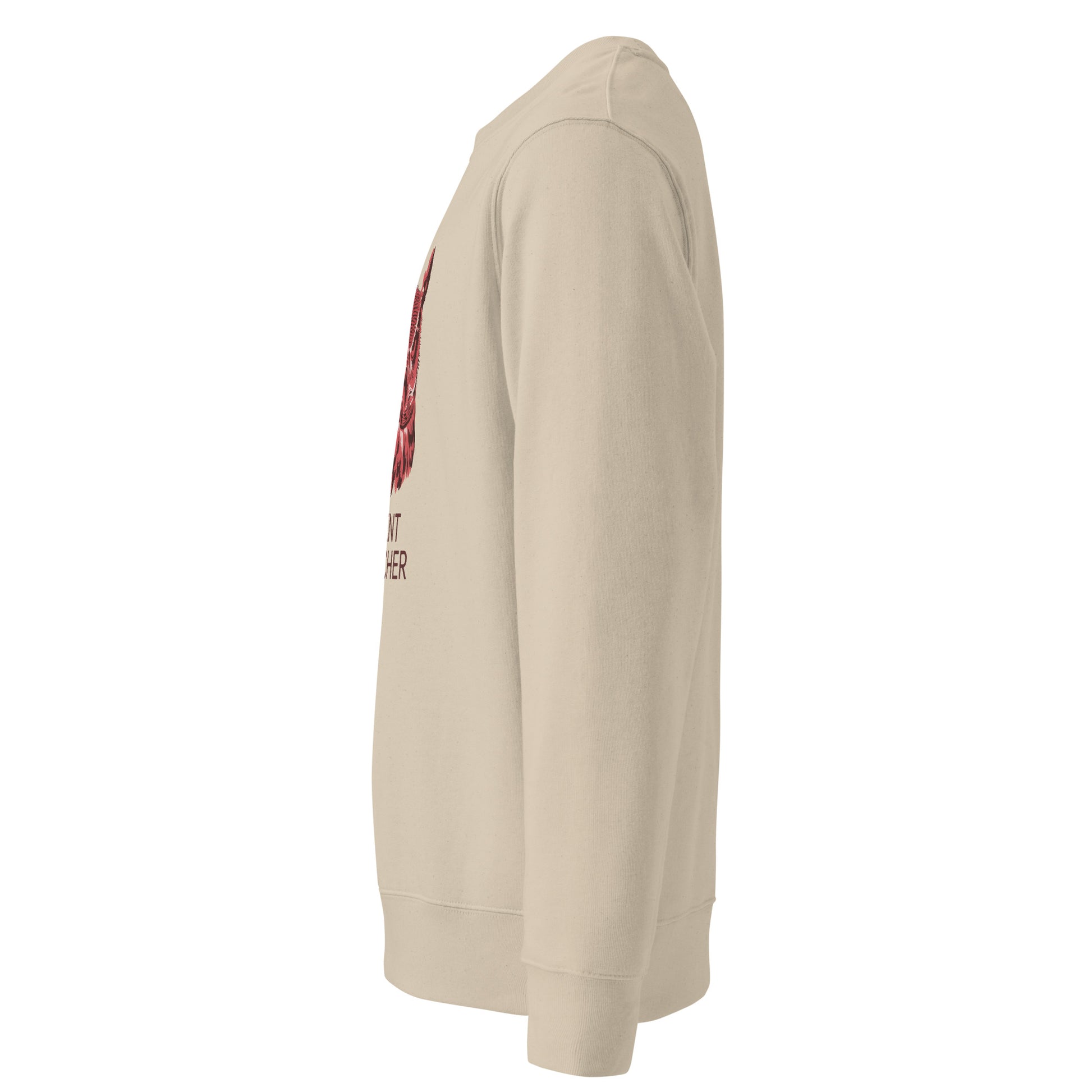 Unisex Organic Sweatshirt: 'Silent Watcher' in Fall | Ethical Owl Clothing USA Dudeily