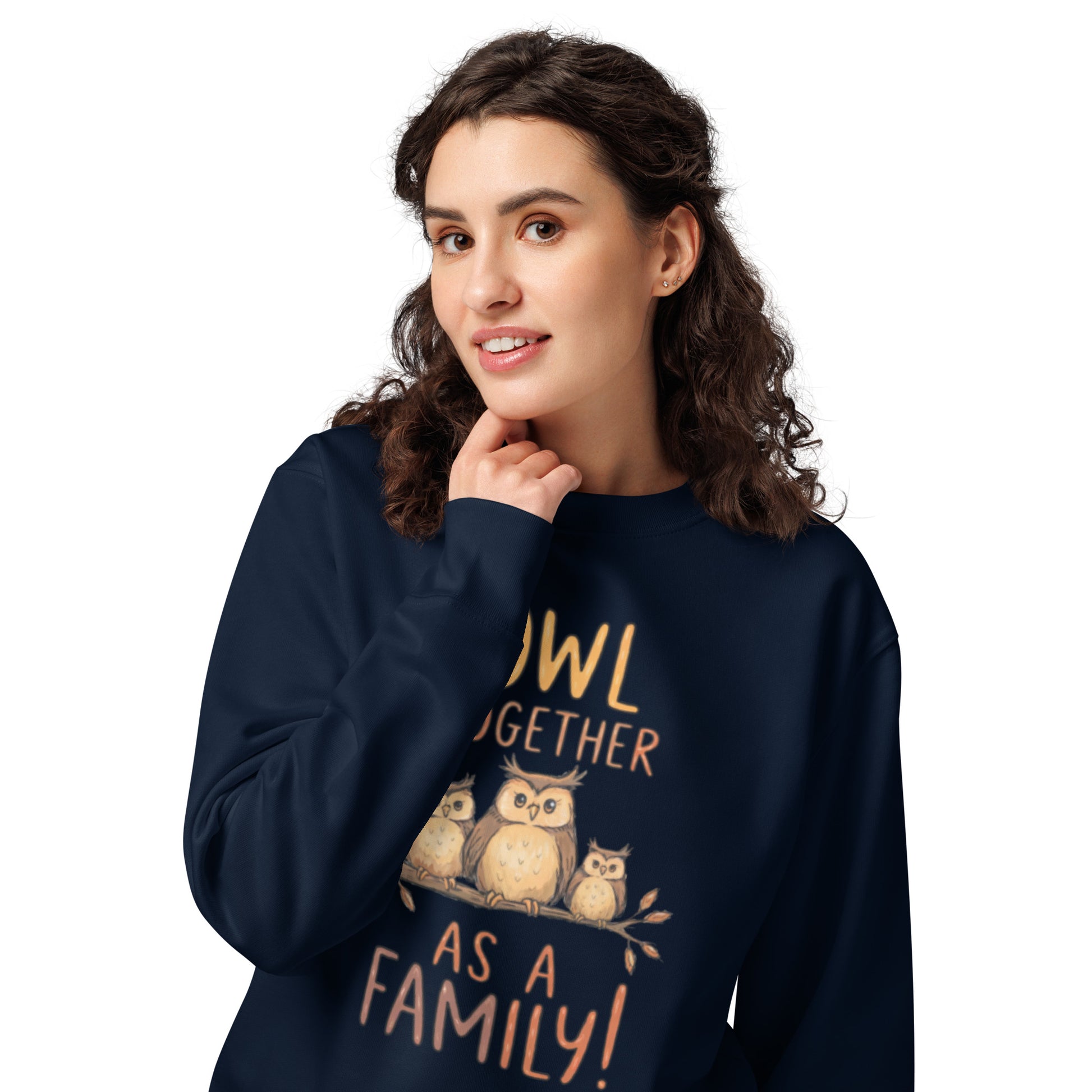 OwlNest Unisex Organic Sweatshirt – Cozy Up with Sustainable Comfort Dudeily