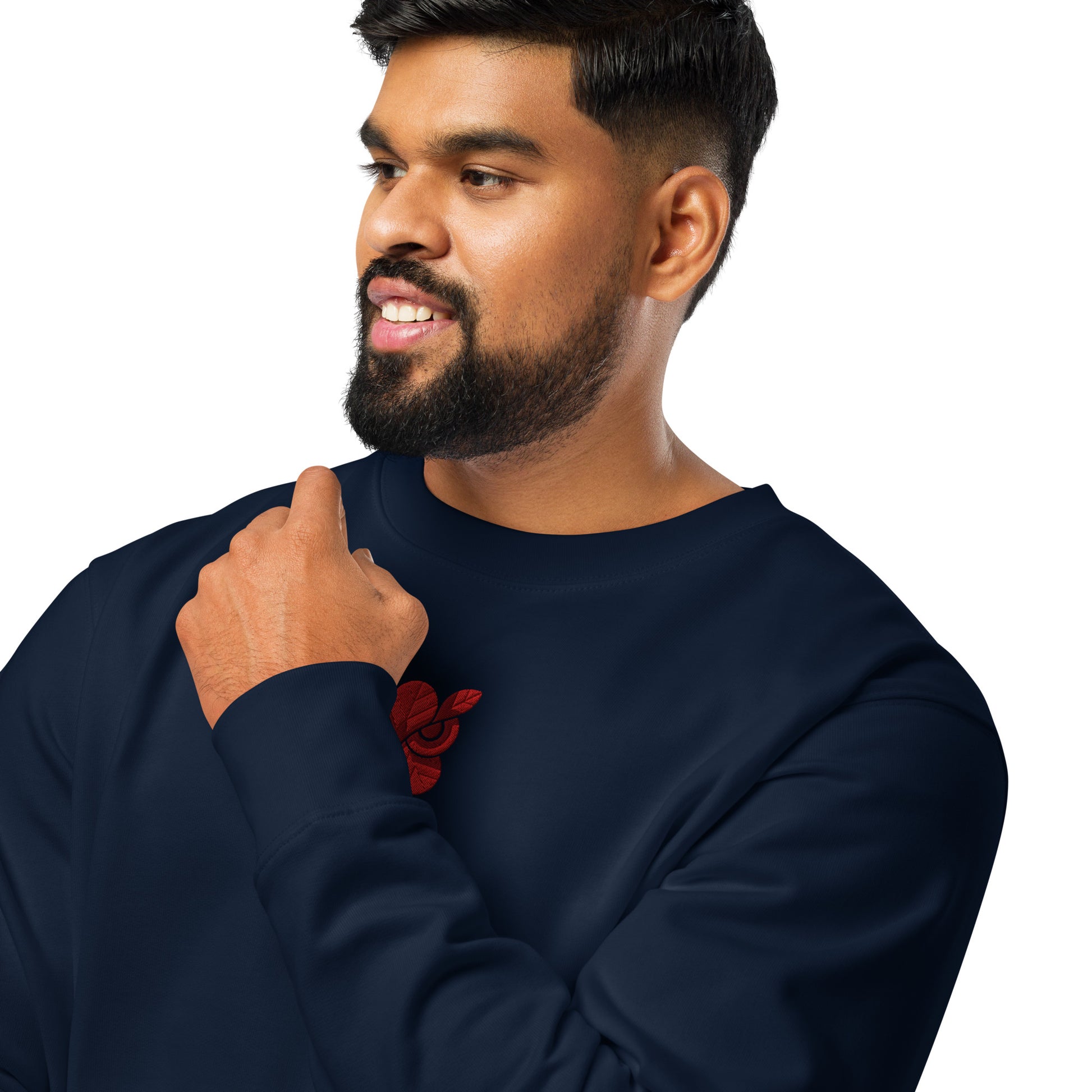 Owl Unisex Organic Sweatshirt: 'Forever Wise' in Fall | Sustainable Fashion USA Dudeily