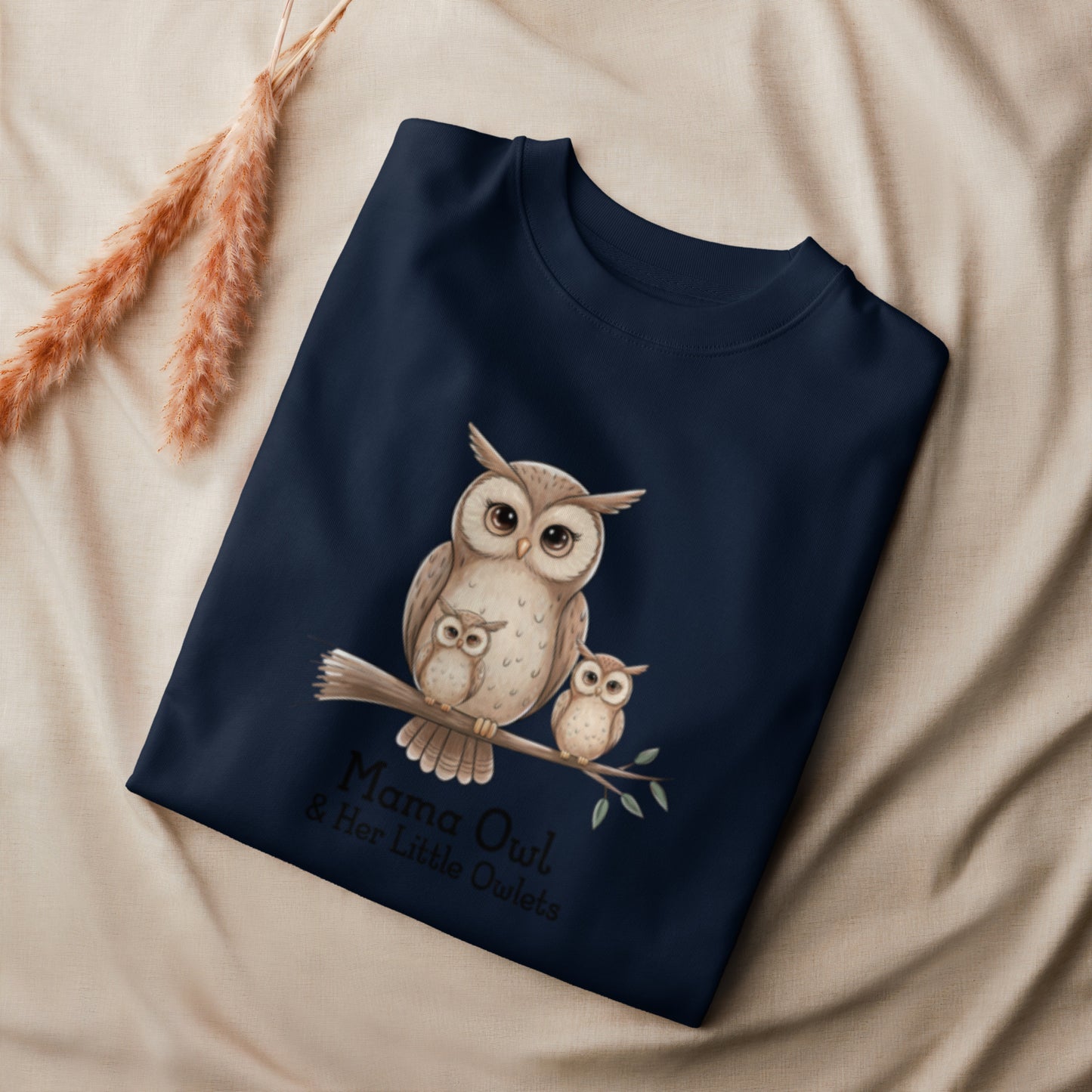 Unisex Organic Sweatshirt – Sustainable Owl-Themed Pullover for Eco-Conscious Comfort Dudeily