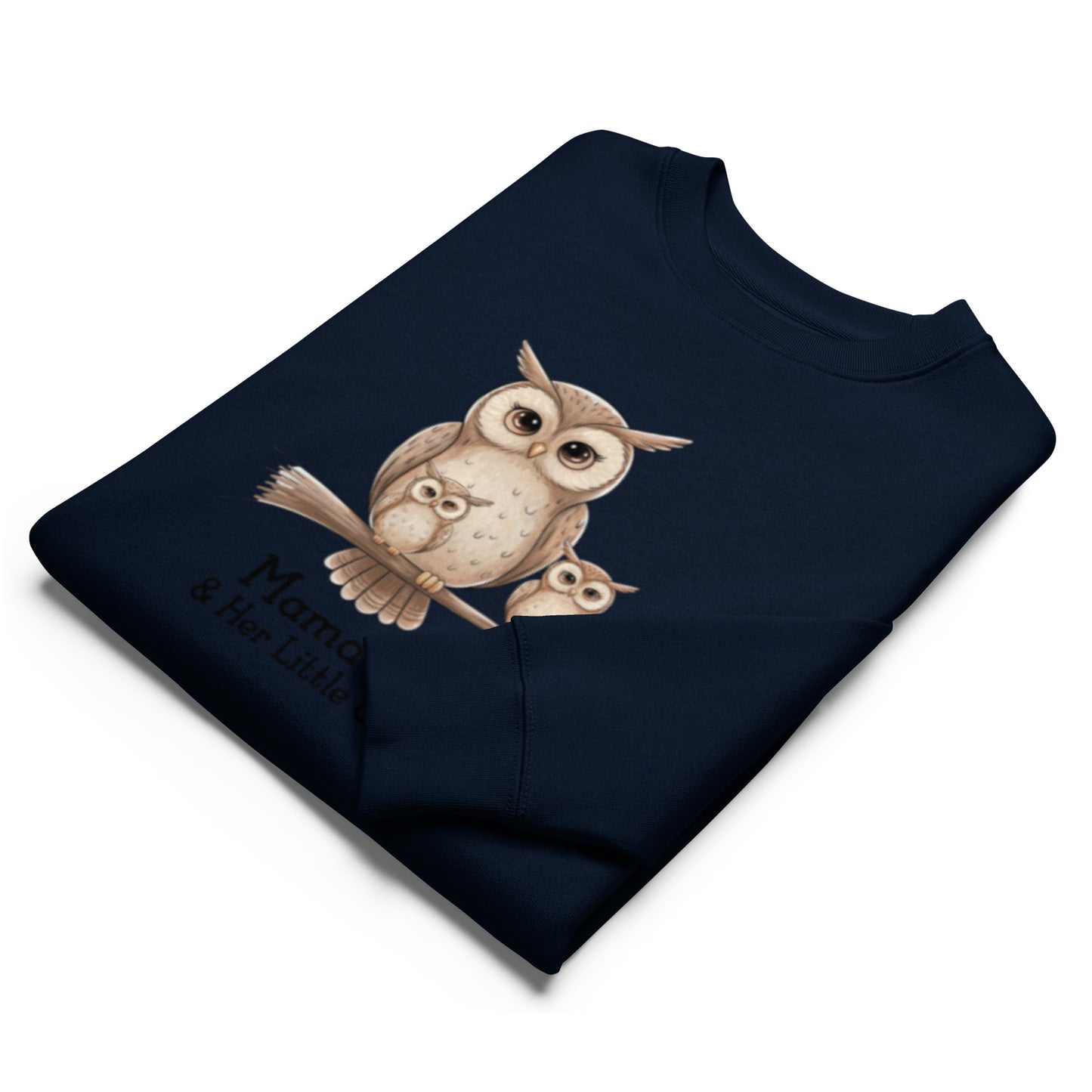 Unisex Organic Sweatshirt – Sustainable Owl-Themed Pullover for Eco-Conscious Comfort Dudeily
