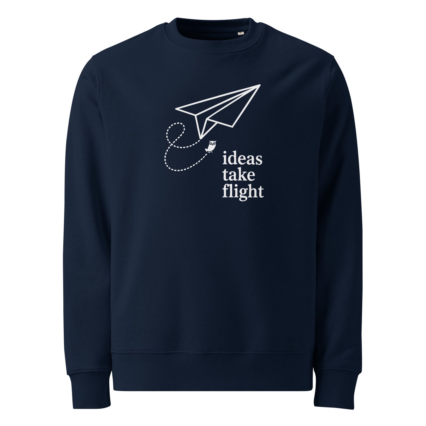 Unisex organic sweatshirt French Navy Dudeily