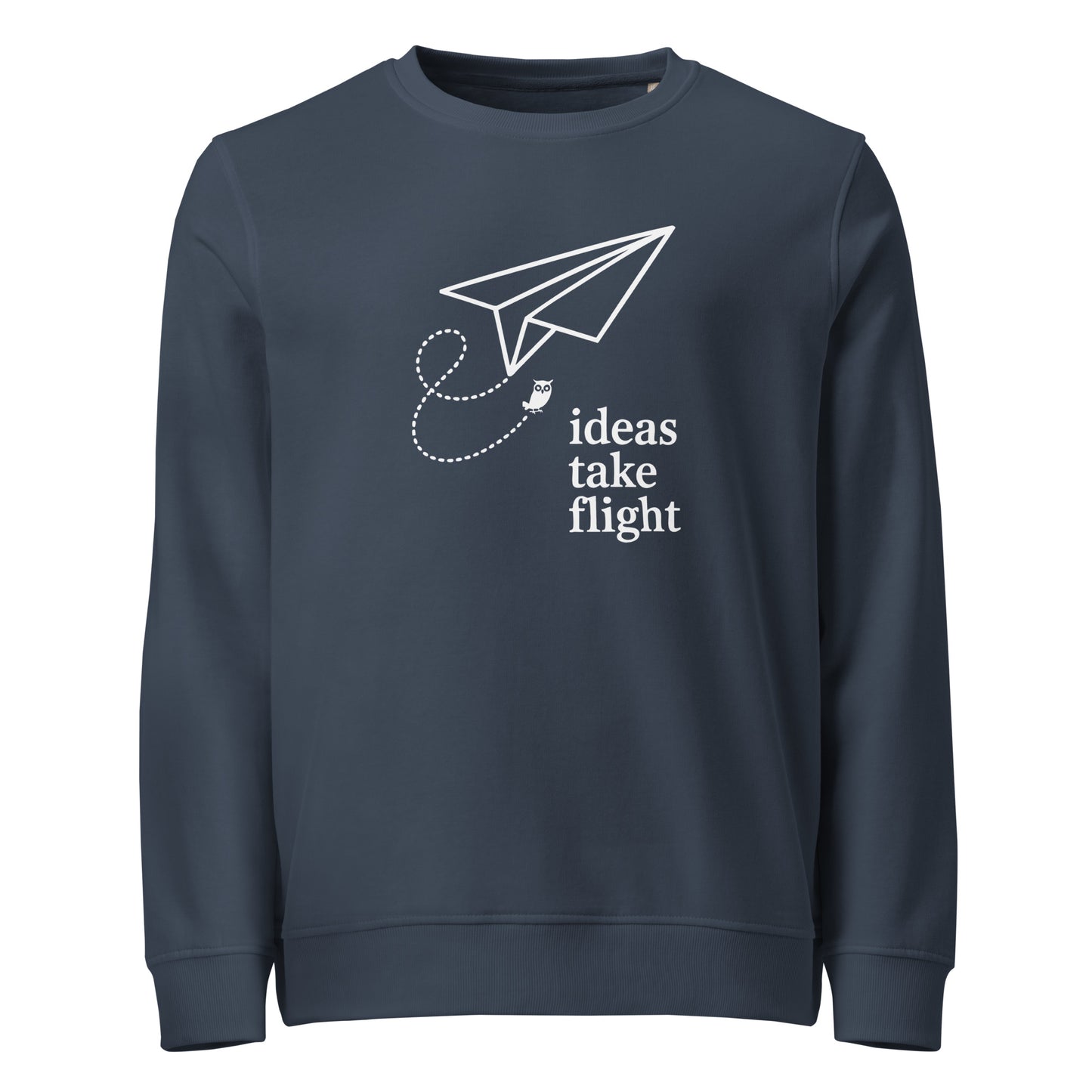 Unisex organic sweatshirt French Navy Dudeily