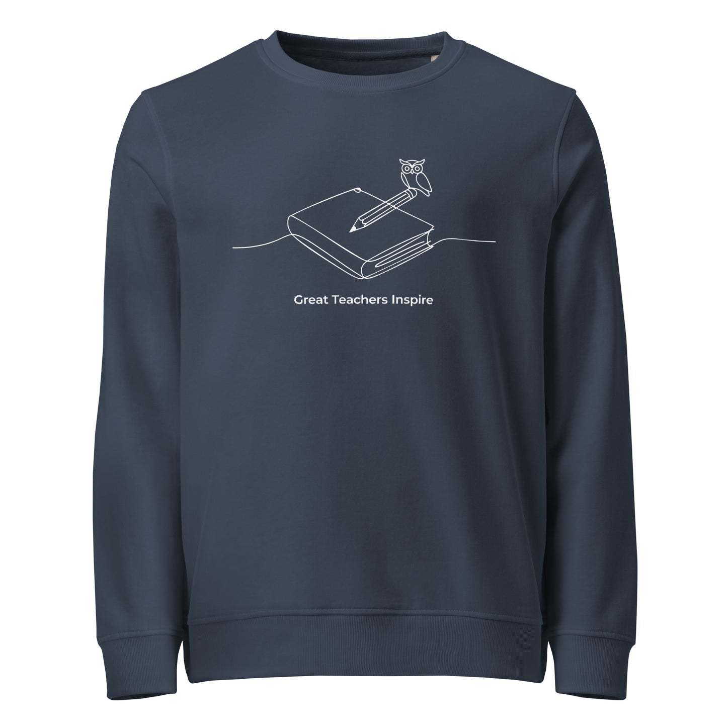 Unisex organic sweatshirt French Navy Dudeily