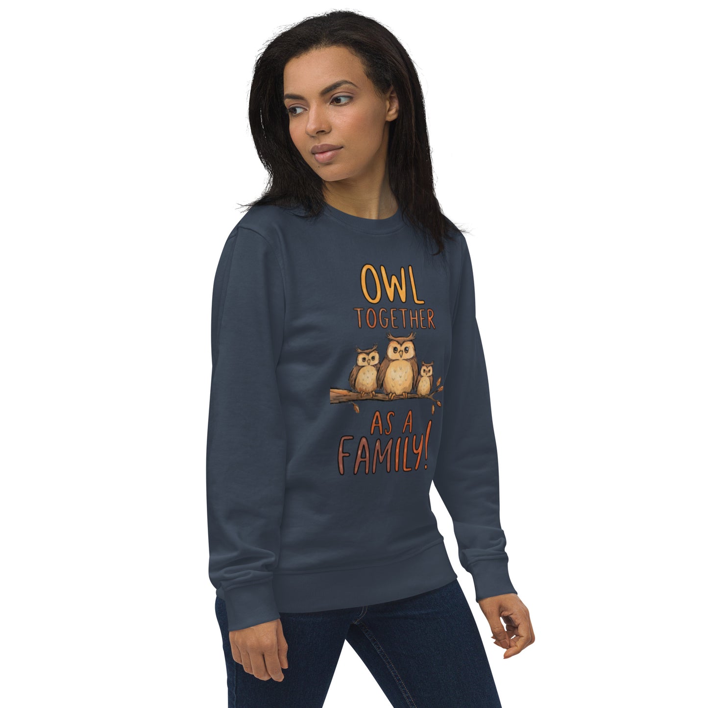 OwlNest Unisex Organic Sweatshirt – Timeless Comfort, Thoughtfully Made Dudeily