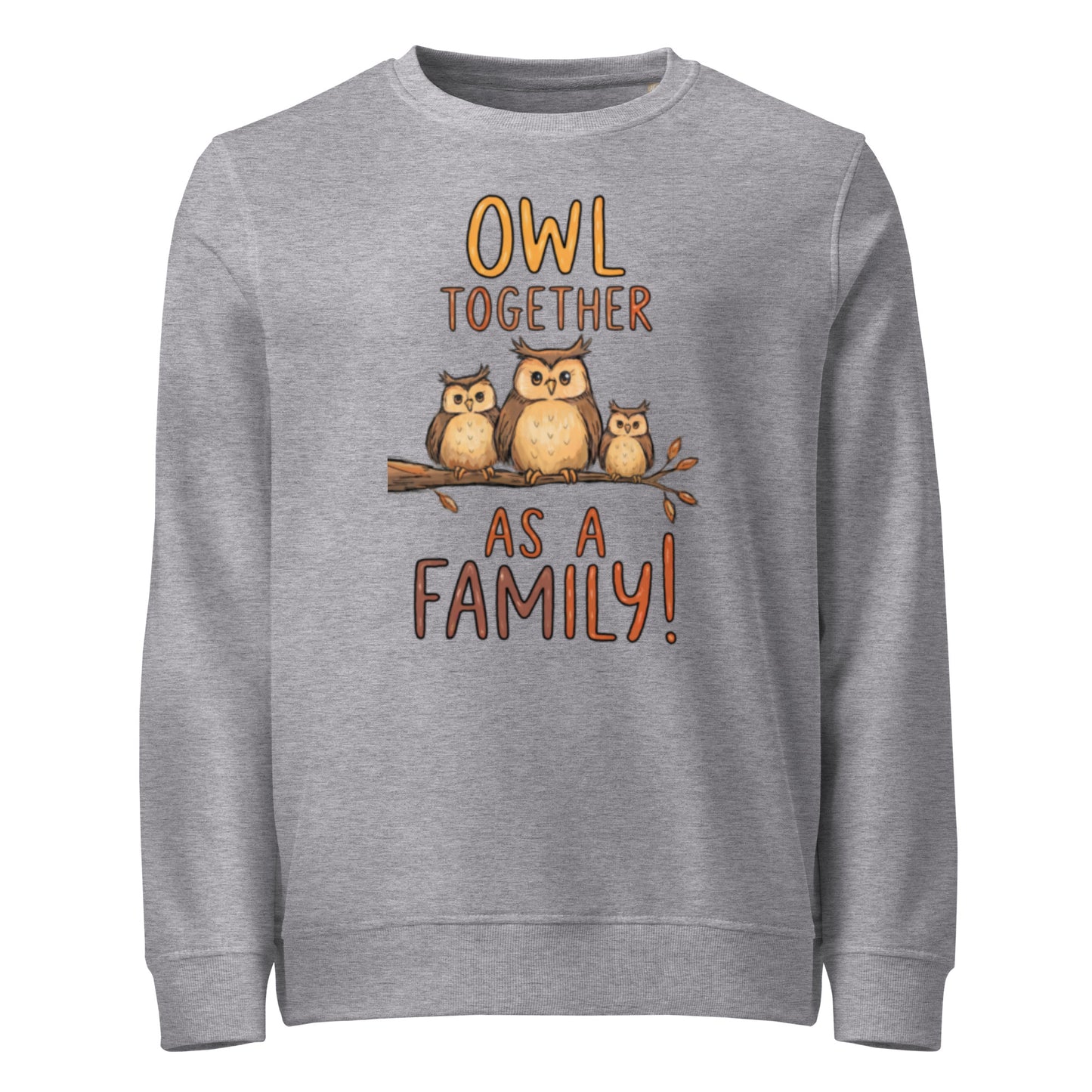 OwlNest Unisex Organic Sweatshirt – Timeless Comfort, Thoughtfully Made Dudeily