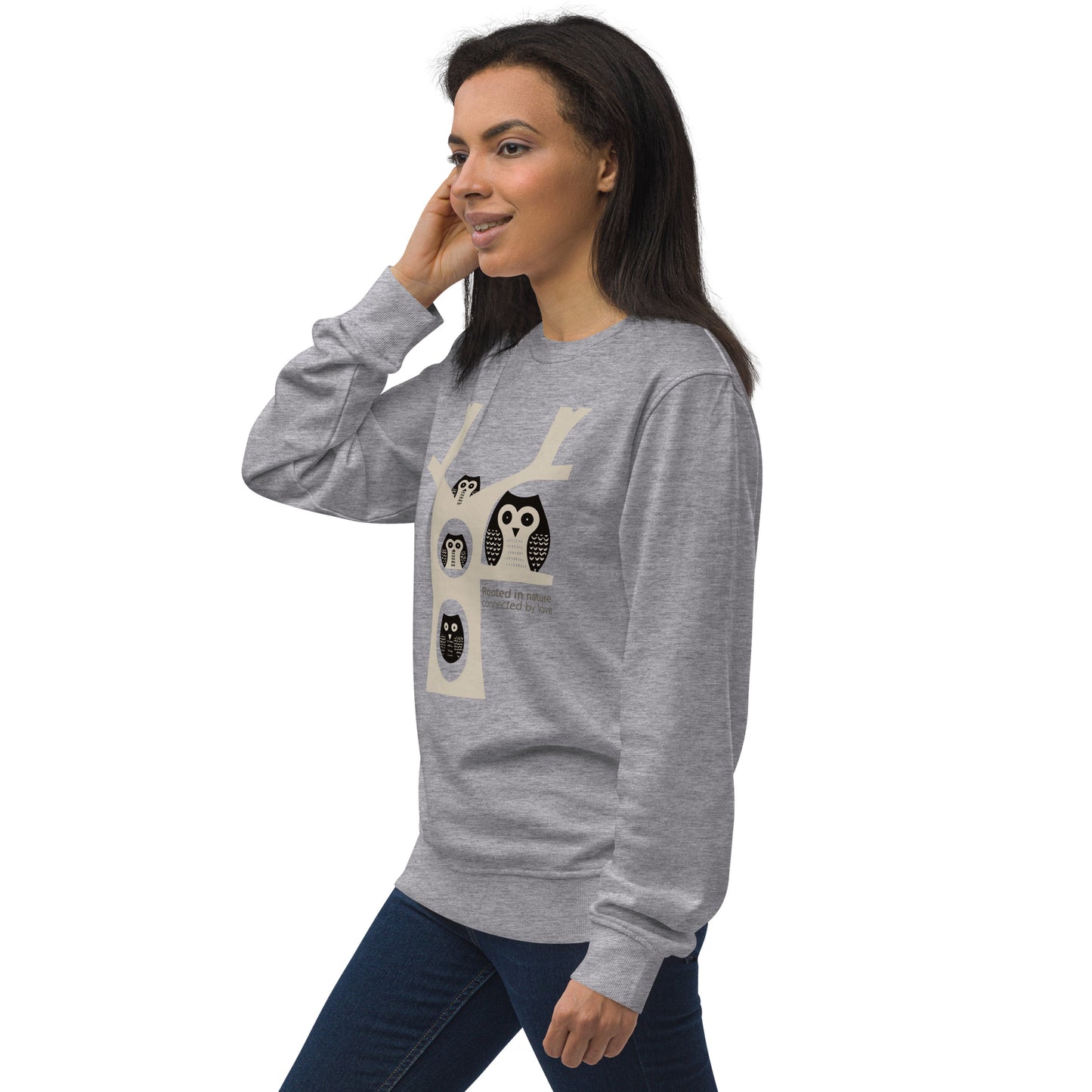 Unisex Organic Sweatshirt by OwlSpirit – Celebrate Family Day with Sustainable Fashion Dudeily