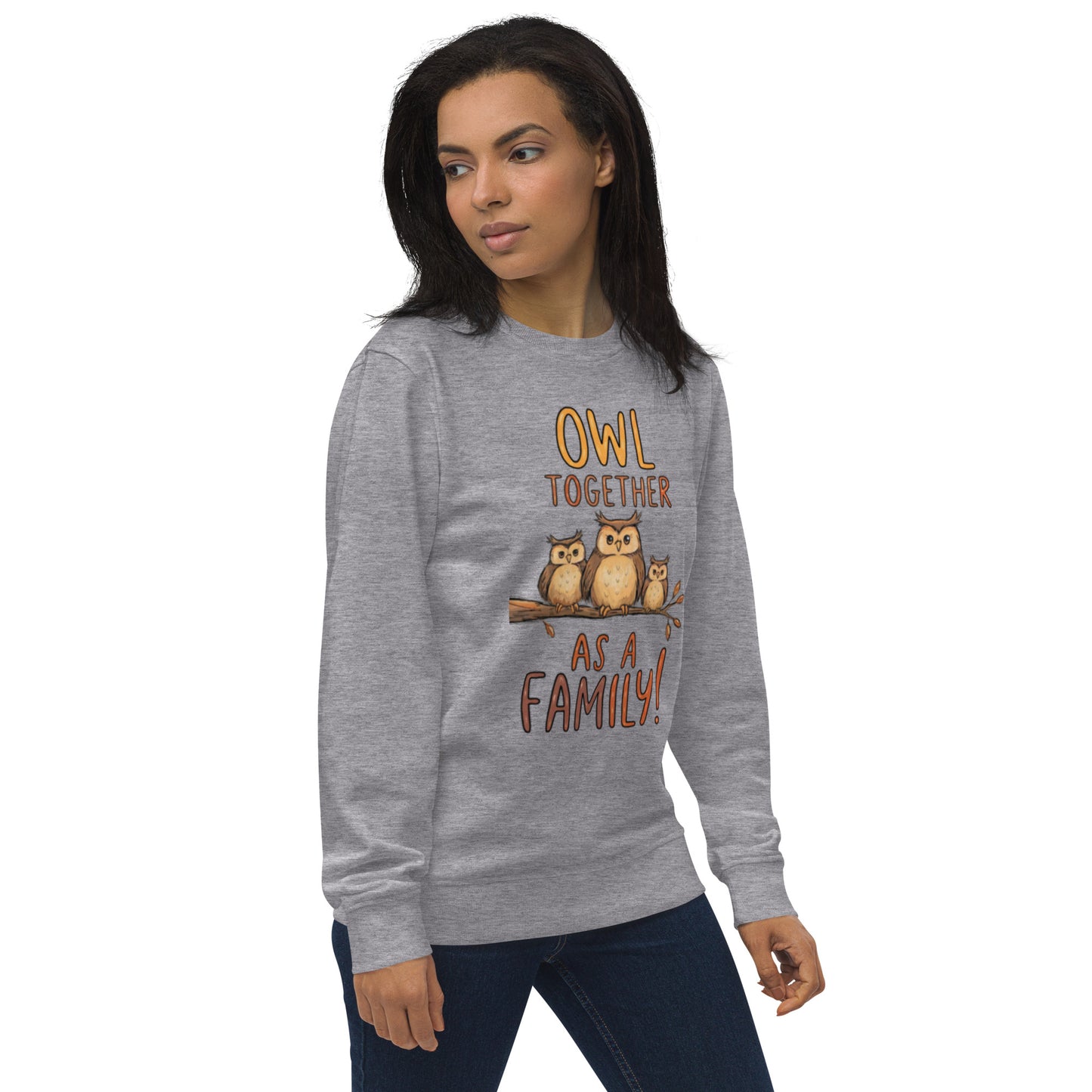 OwlNest Unisex Organic Sweatshirt – Timeless Comfort, Thoughtfully Made Dudeily