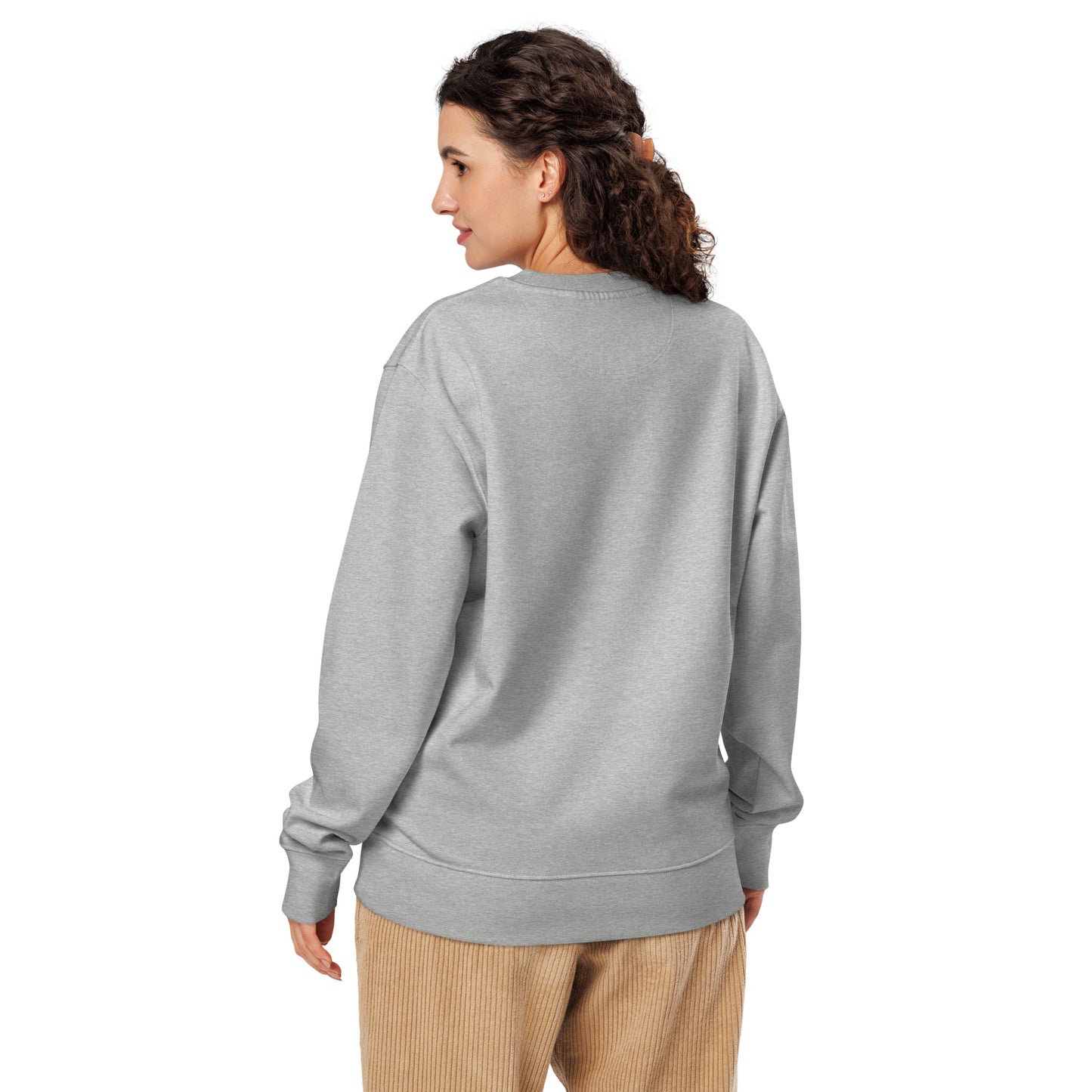 Unisex Organic Sweatshirt – Sustainable Owl-Themed Pullover for Eco-Conscious Comfort Dudeily