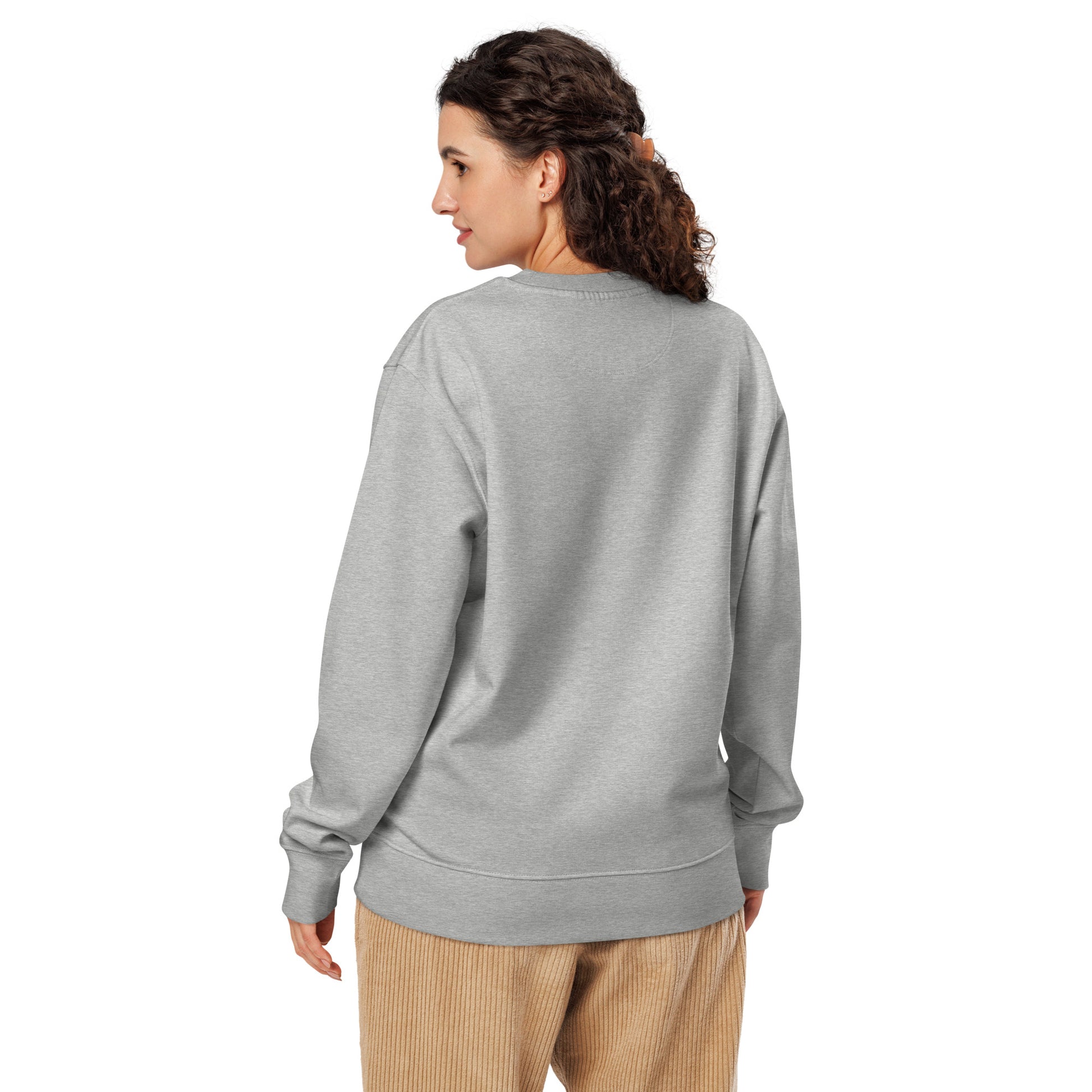 Unisex Organic Sweatshirt: 'Ethics in Every Feather' for Fall | Eco-Friendly Owl Apparel USA Dudeily