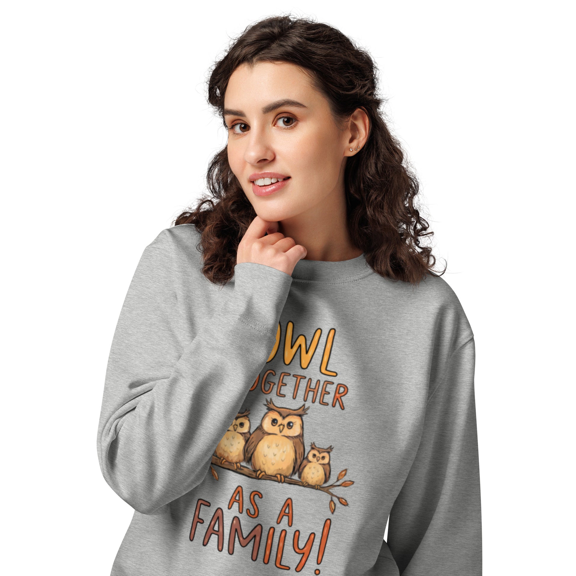 OwlNest Unisex Organic Sweatshirt – Cozy Up with Sustainable Comfort Dudeily
