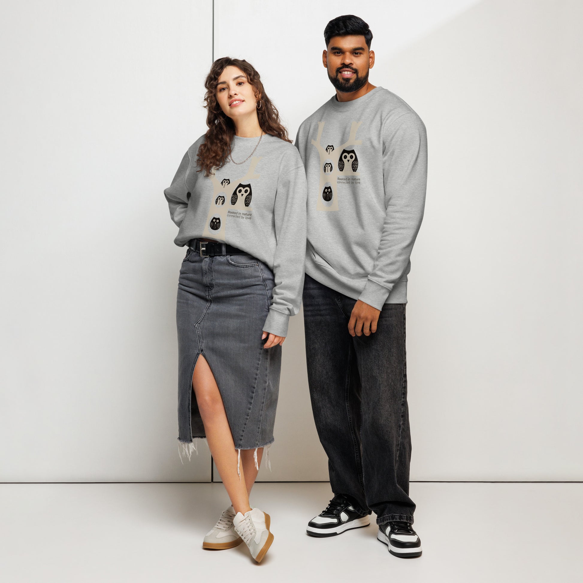 Unisex Organic Sweatshirt | Celebrate Family Day with Sustainable Fashion Dudeily