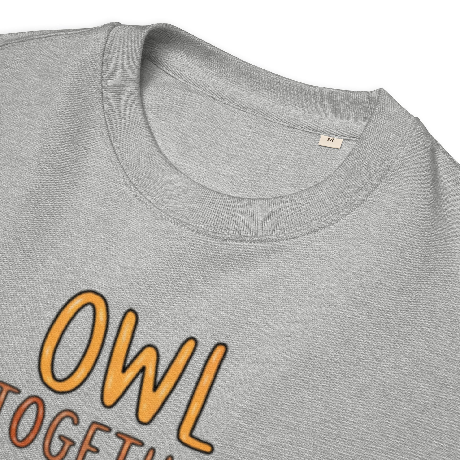OwlNest Unisex Organic Sweatshirt – Cozy Up with Sustainable Comfort Dudeily