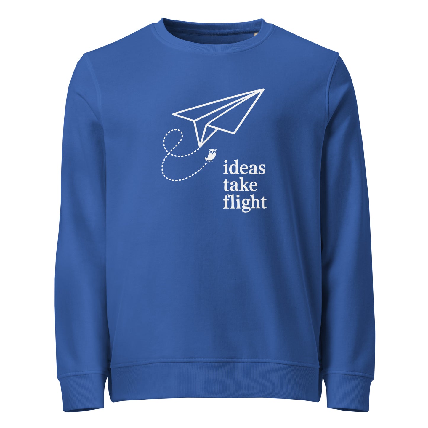 Unisex organic sweatshirt Royal Blue Dudeily