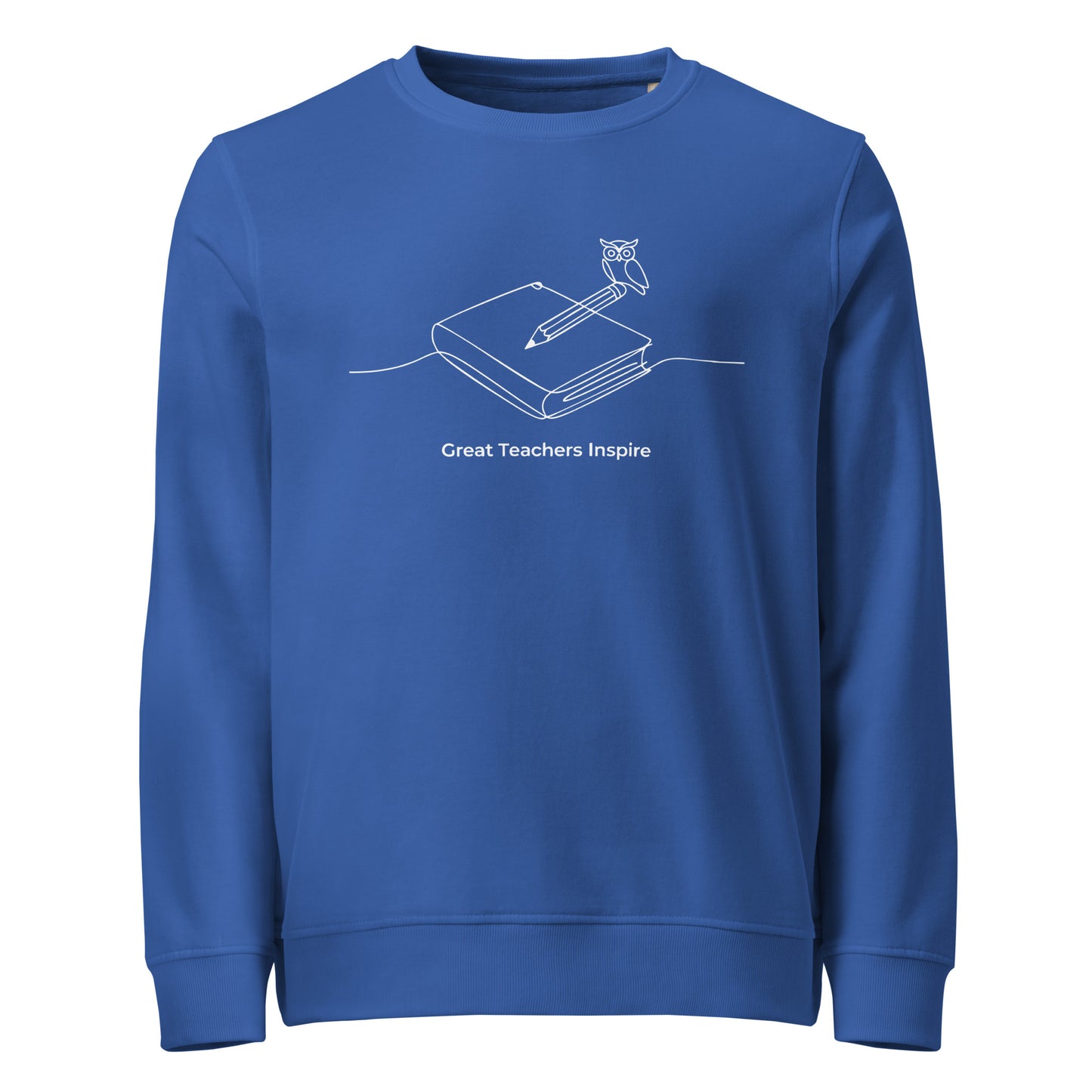 Unisex organic sweatshirt Royal Blue Dudeily