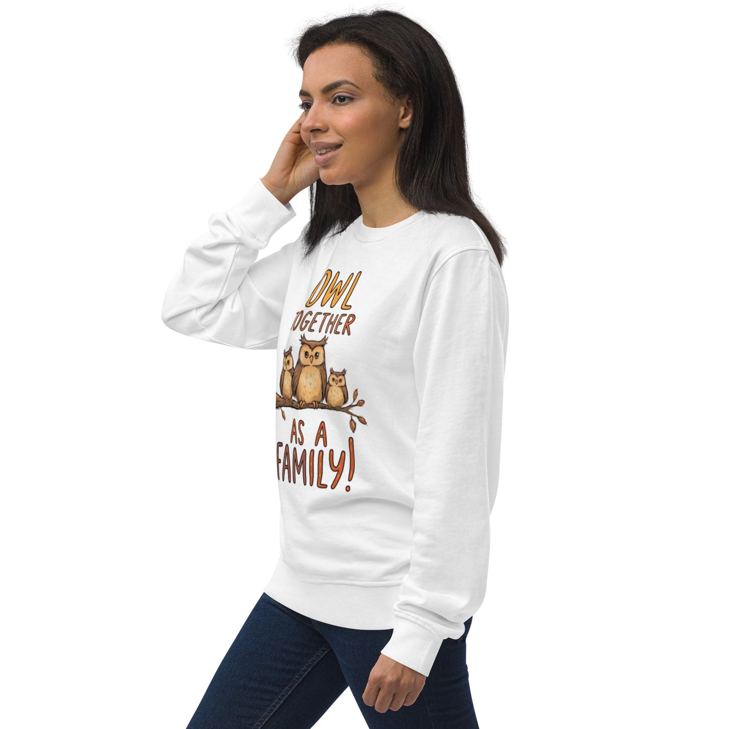 OwlNest Unisex Organic Sweatshirt – Timeless Comfort, Thoughtfully Made Dudeily