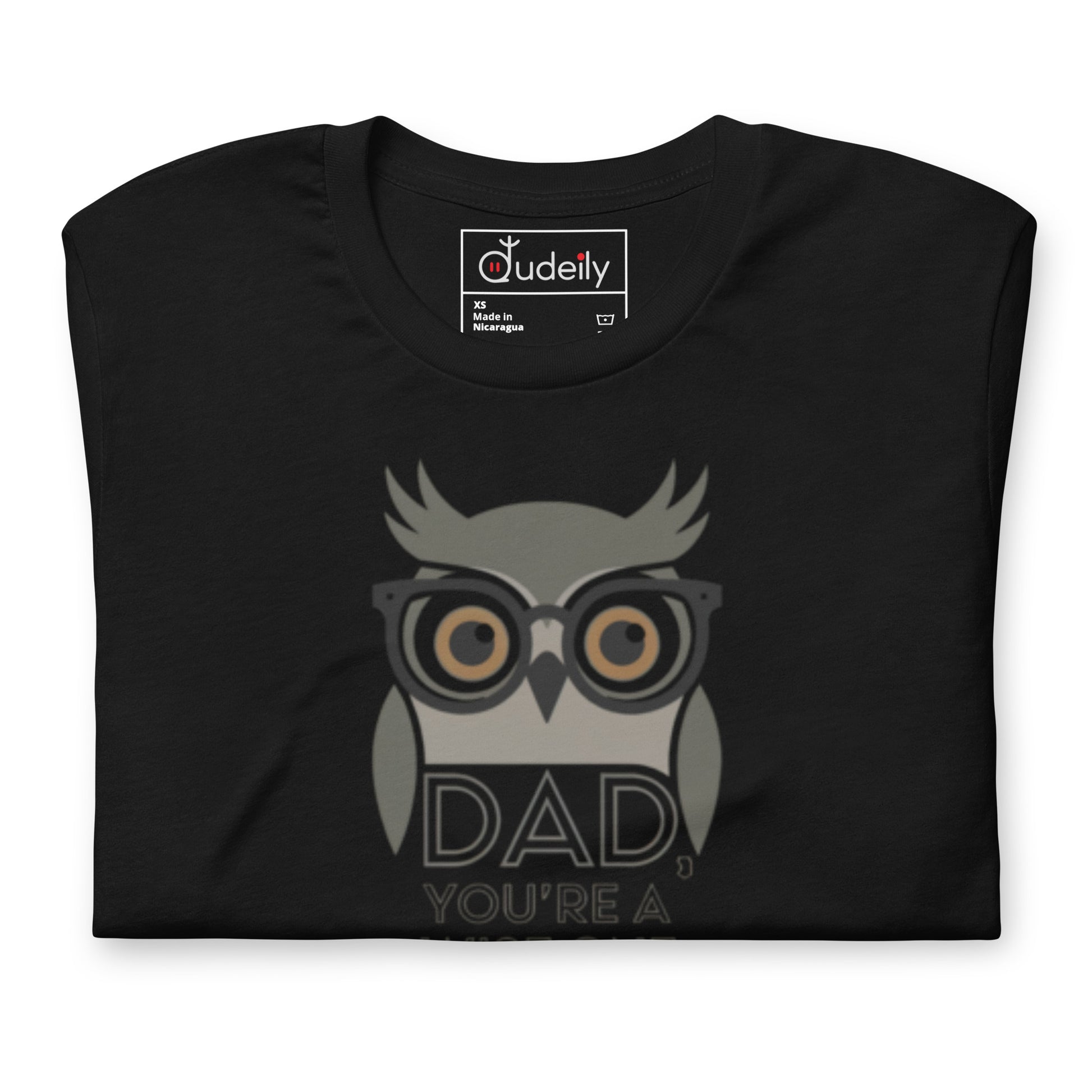 Unisex Staple Eco T-Shirt – Owl-Themed Sustainable Fashion for Father's Day Gifts by Dudeily Dudeily