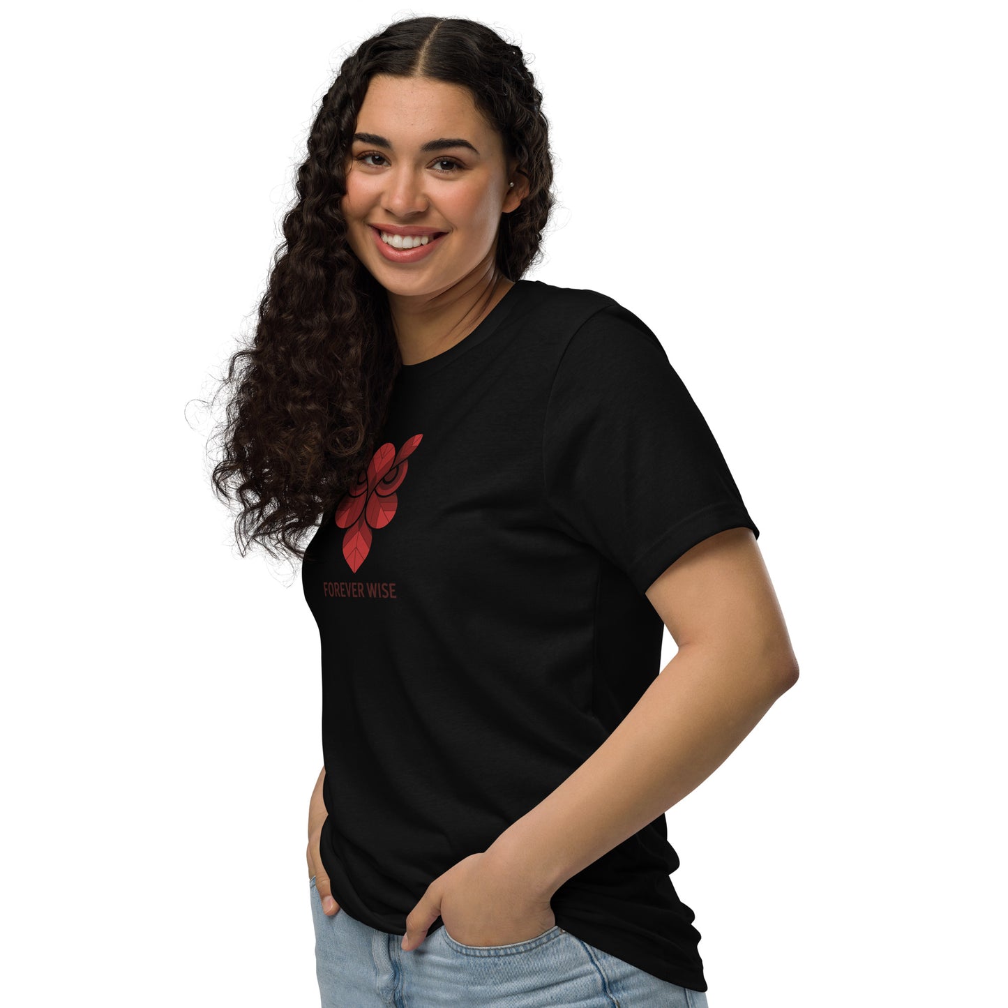 Unisex Staple Eco T-Shirt: 'Forever Wise' | Sustainable Owl Fashion USA Dudeily