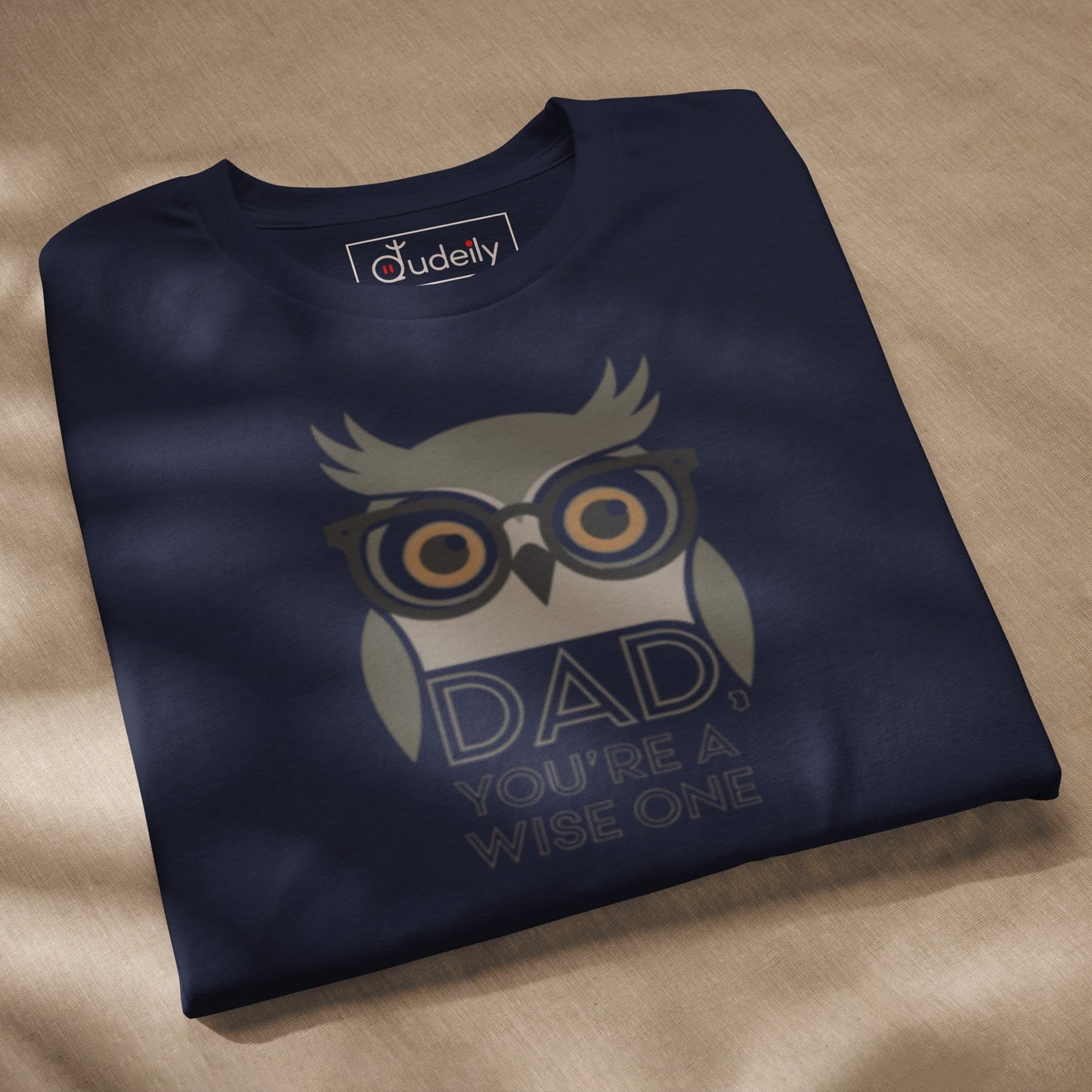 Unisex Staple Eco T-Shirt – Owl-Themed Sustainable Fashion for Father's Day Gifts by Dudeily Dudeily