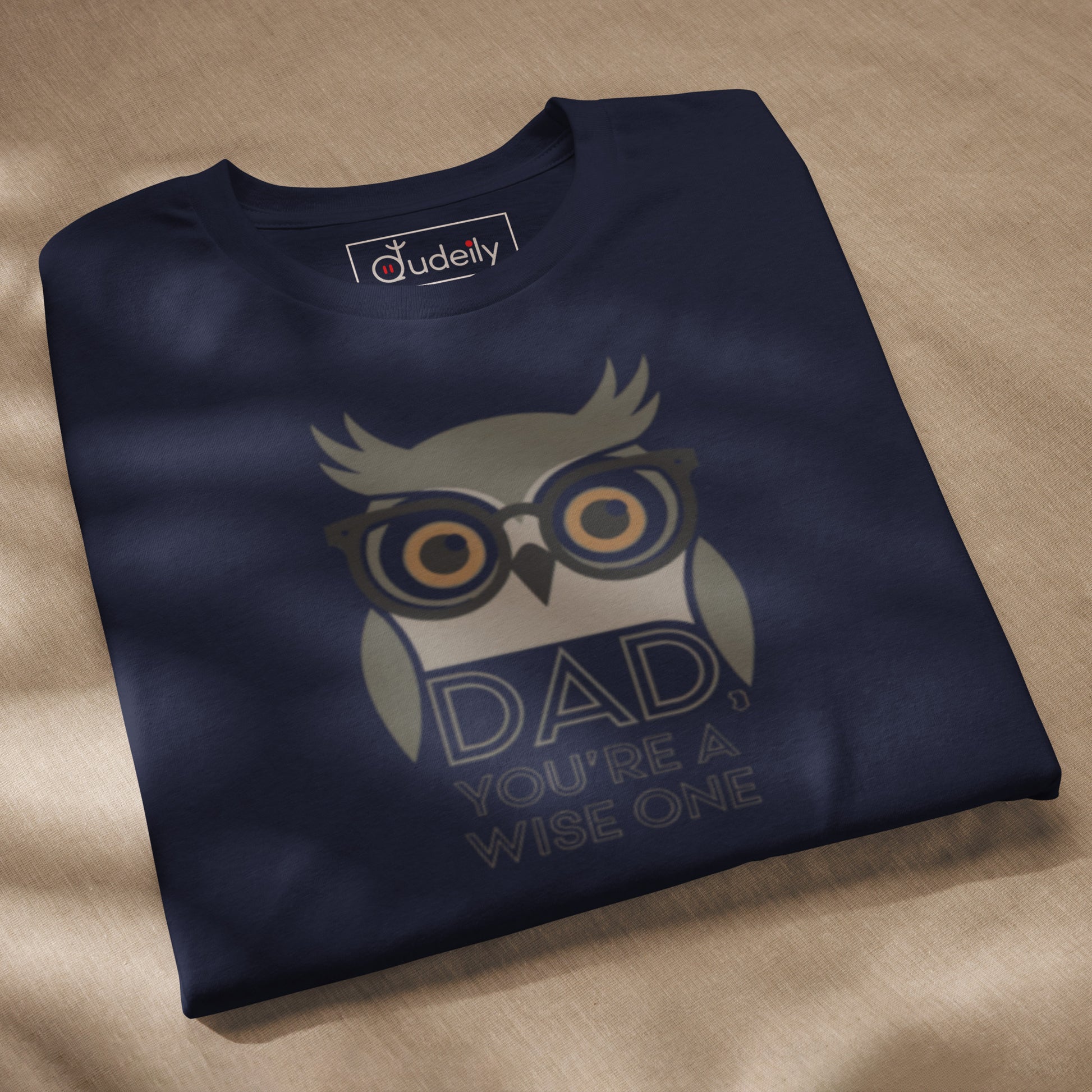 Unisex Staple Eco T-Shirt – Owl-Themed Sustainable Fashion for Father's Day Gifts by Dudeily Dudeily