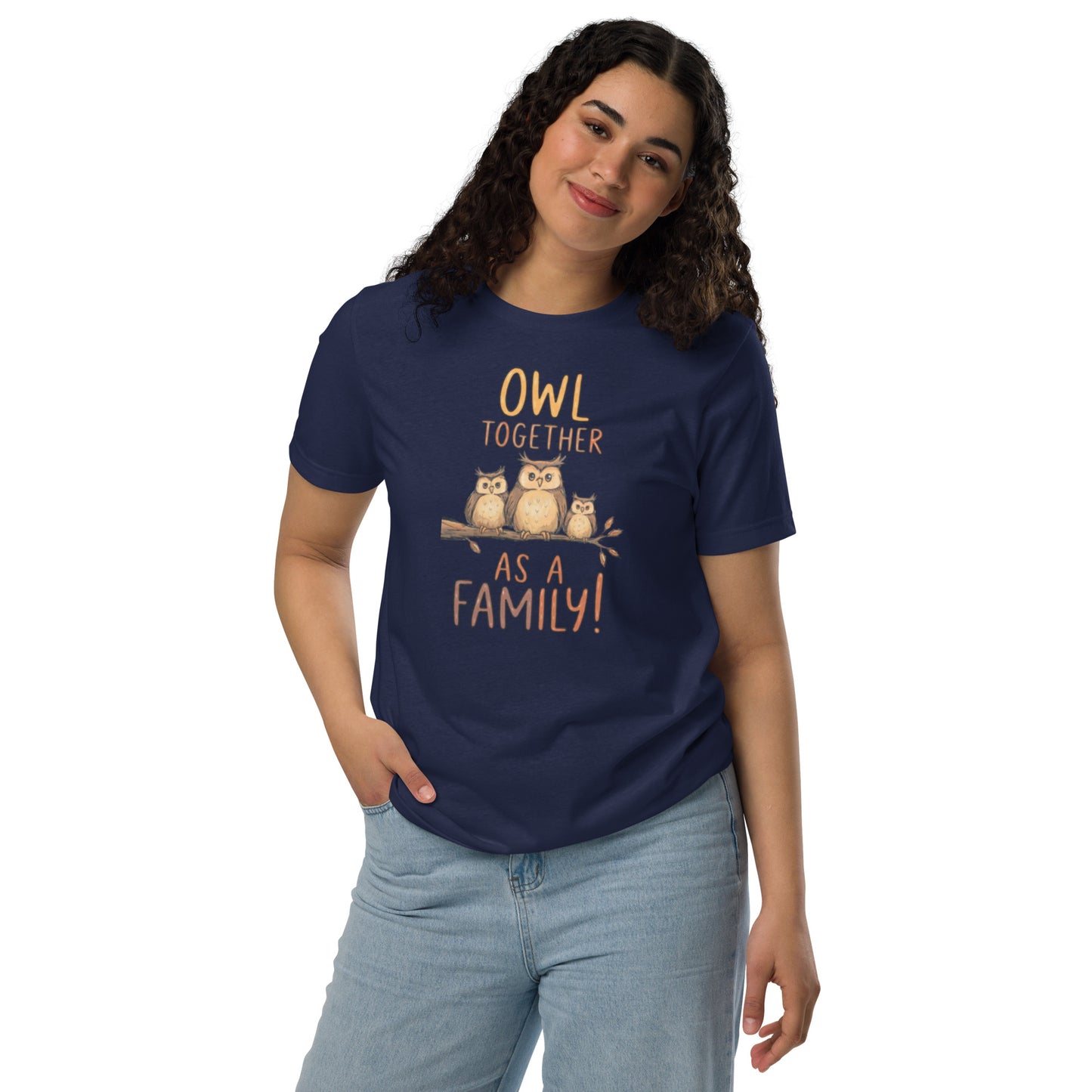 OwlNest Unisex Staple Eco T-Shirt – Simplicity with a Sustainable Soul Navy Dudeily