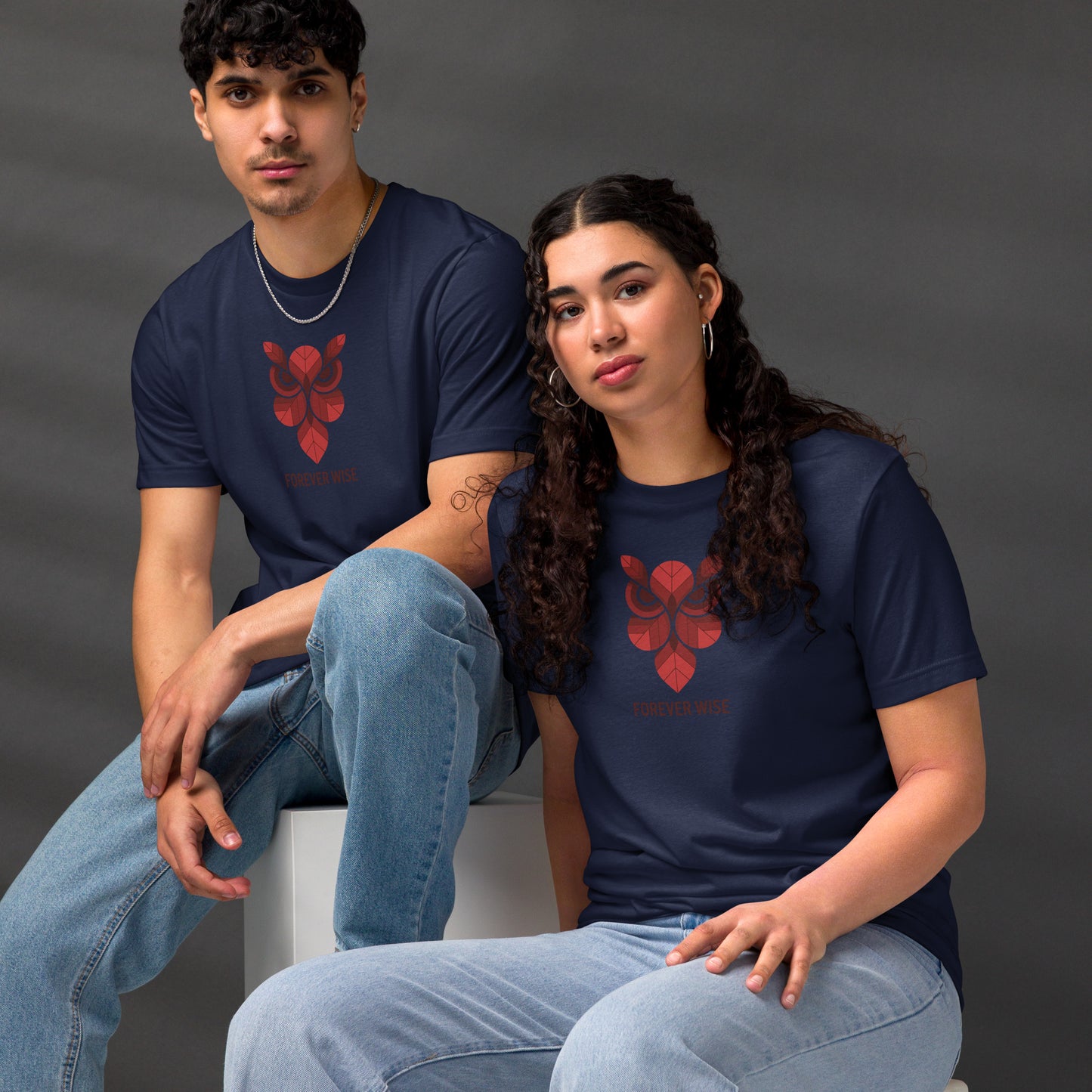 Unisex Staple Eco T-Shirt: 'Forever Wise' | Sustainable Owl Fashion USA Dudeily