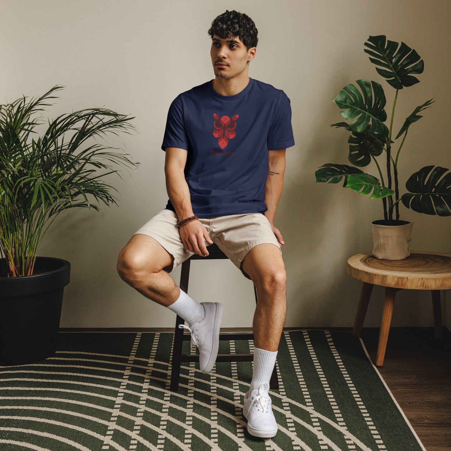 Unisex Staple Eco T-Shirt: 'Forever Wise' | Sustainable Owl Fashion USA Dudeily