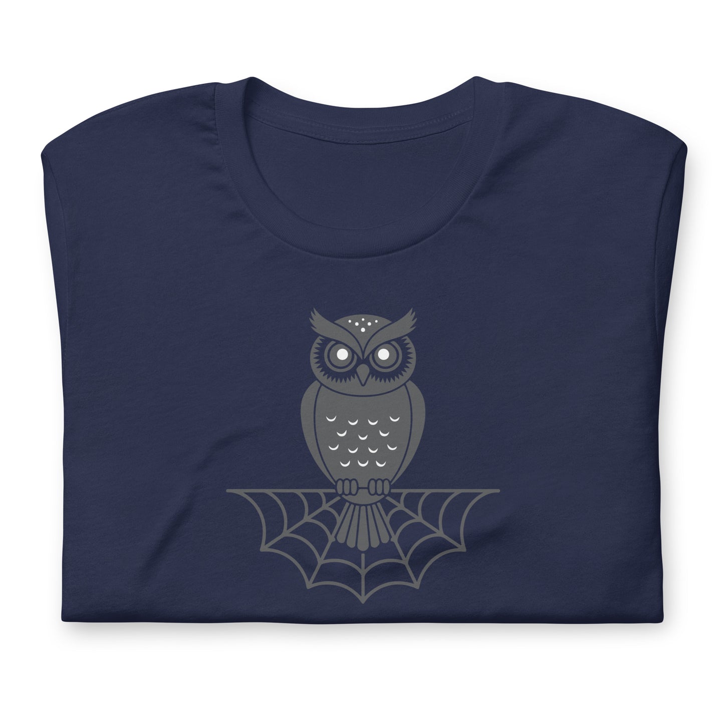 Unisex Staple Eco T-Shirt: Halloween Owl Sustainable Style USA Dudeily