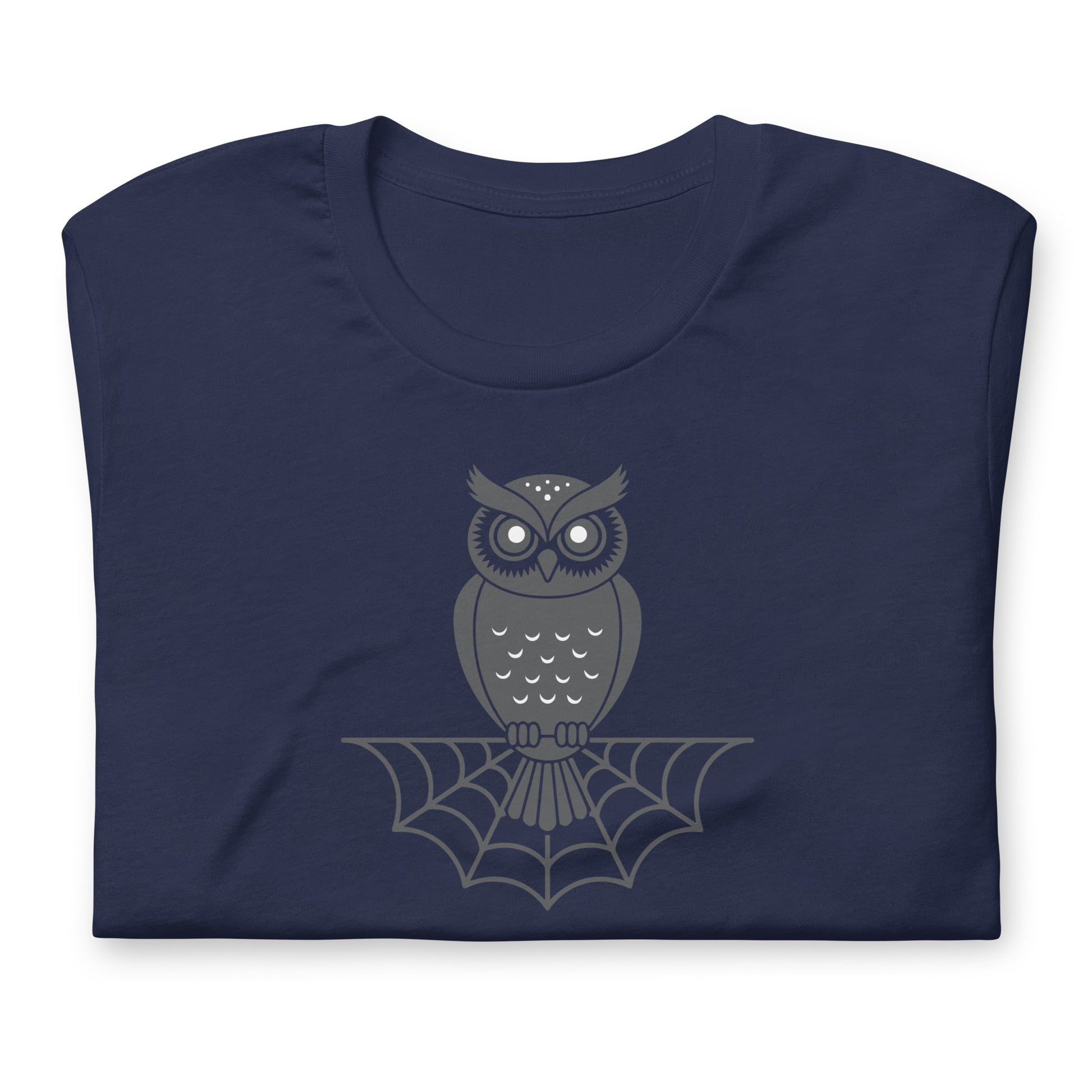Unisex Staple Eco T-Shirt: Halloween Owl Sustainable Style USA Dudeily