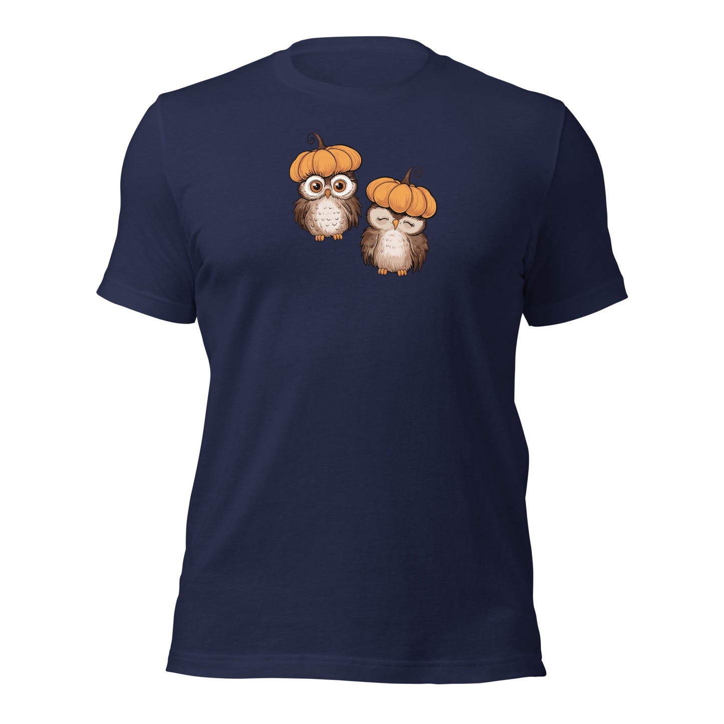 Unisex Staple Eco T-Shirt: Halloween Owl Sustainable Style USA Dudeily